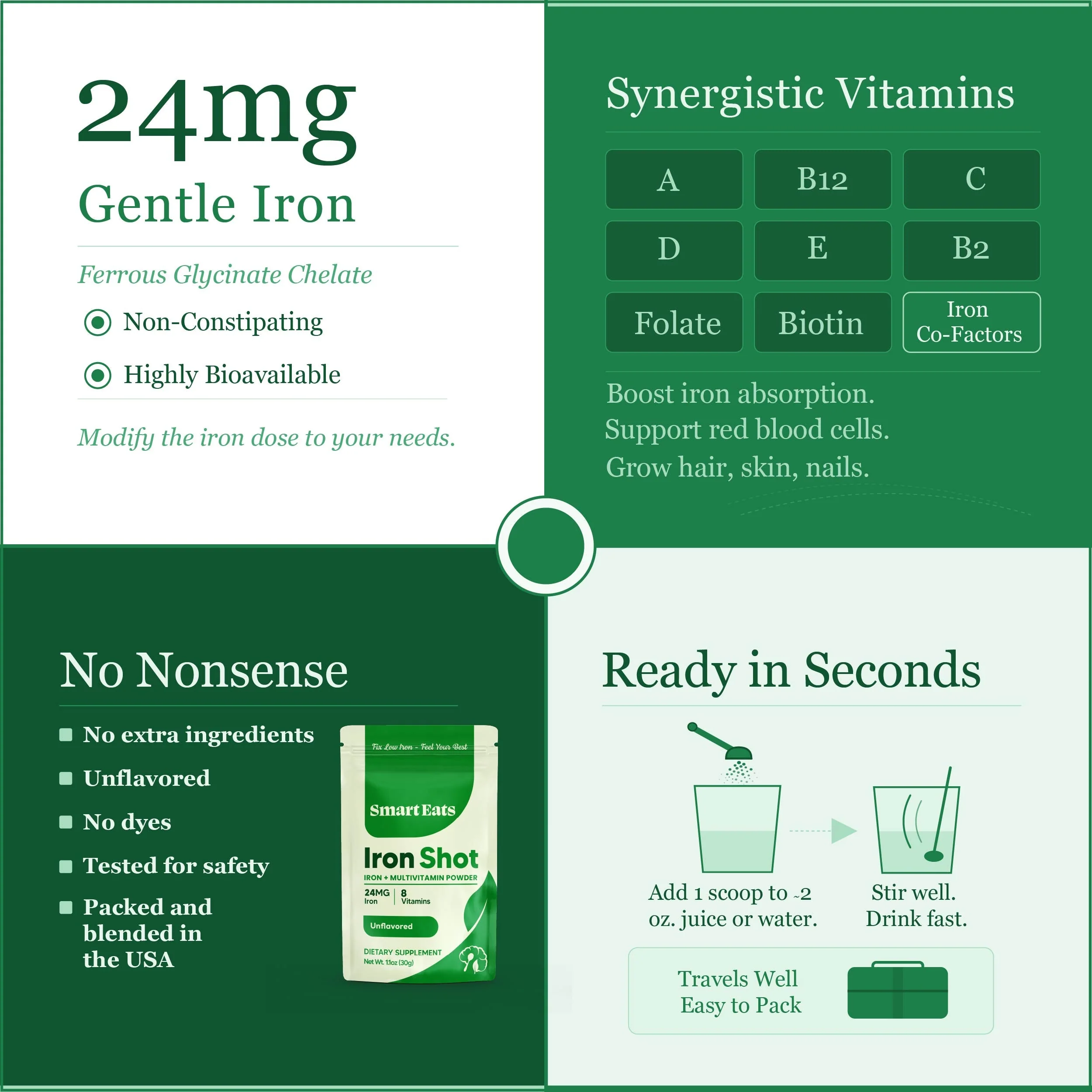 Iron Multivitamin Supplement Powder - Sugar Free - Image 5