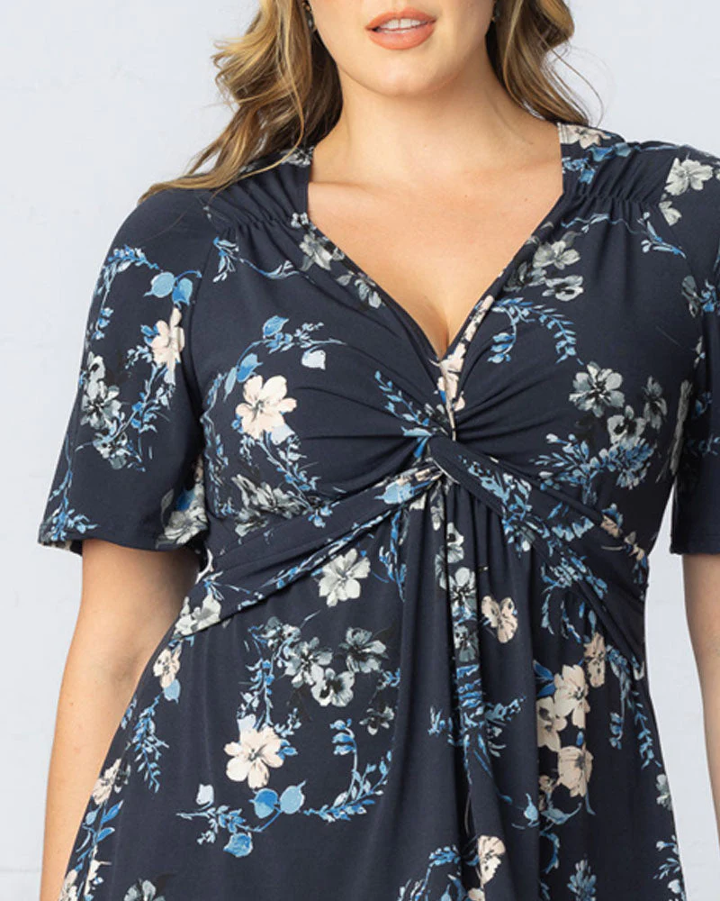 Plus Size Abby Twist Front Blouse - Image 12