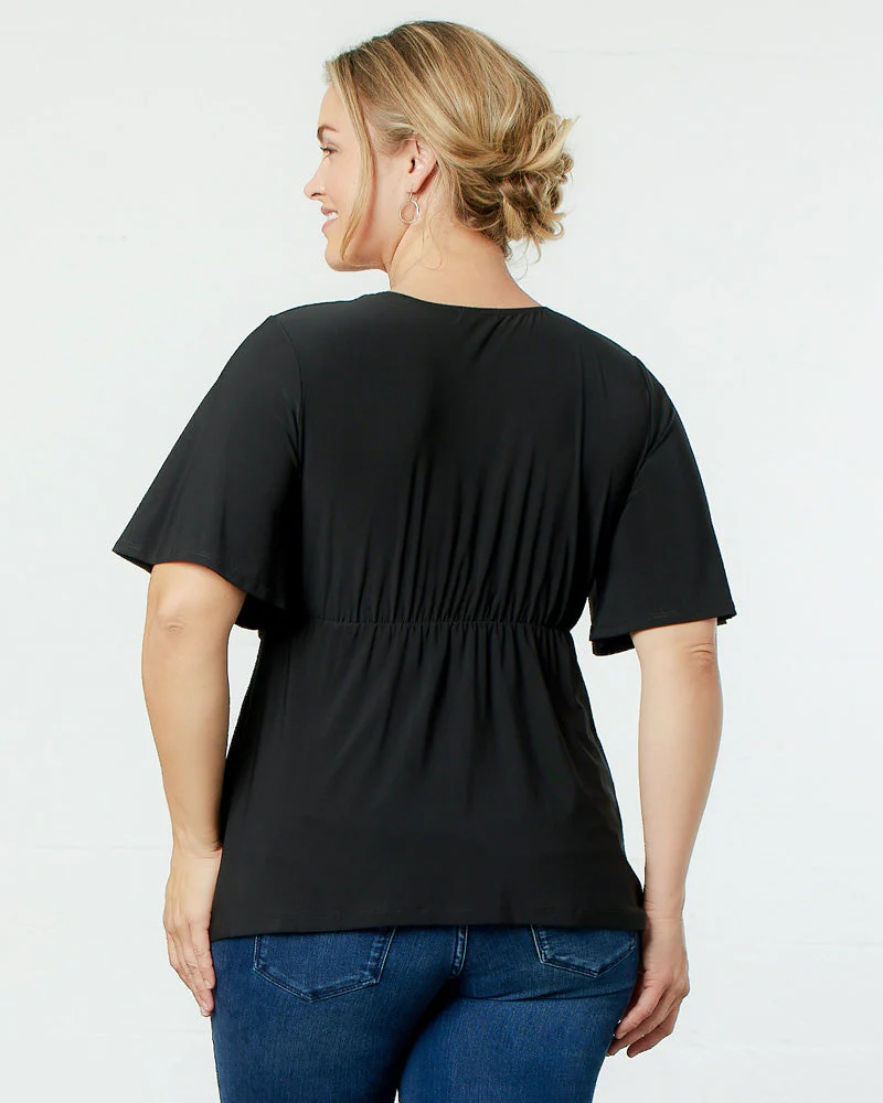 Plus Size Abby Twist Front Blouse - Image 3