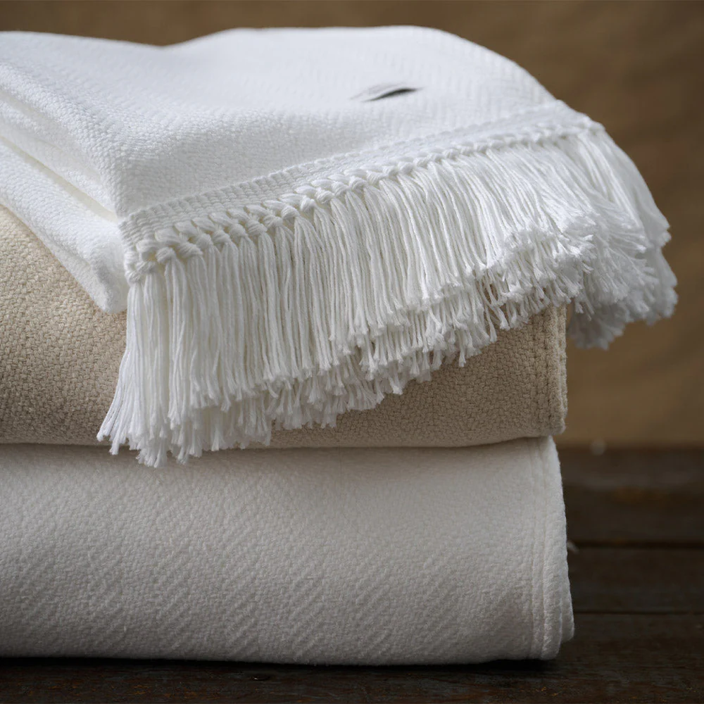 100% Cotton Fringed Throw Blanket - 50 x 72 In - Image 7