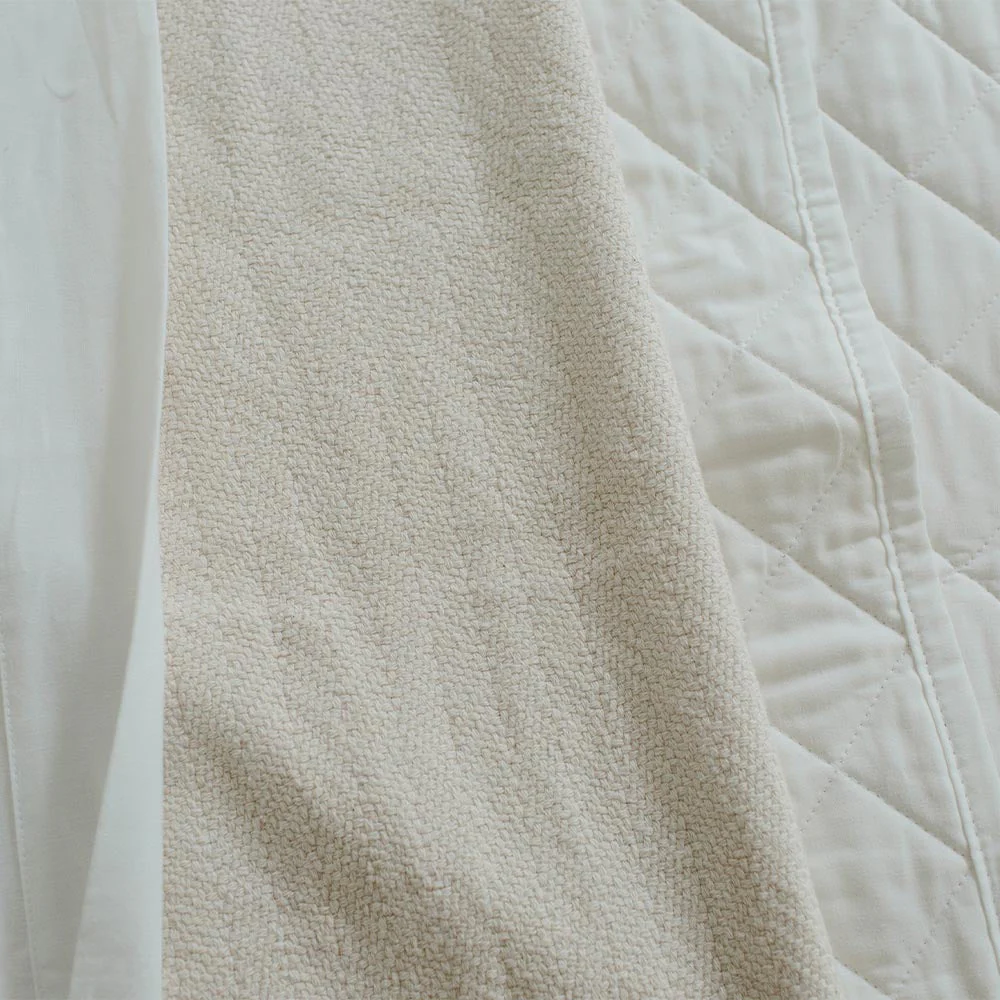 100% Cotton Basket Weave Blanket - Twin to Cal King - Image 2