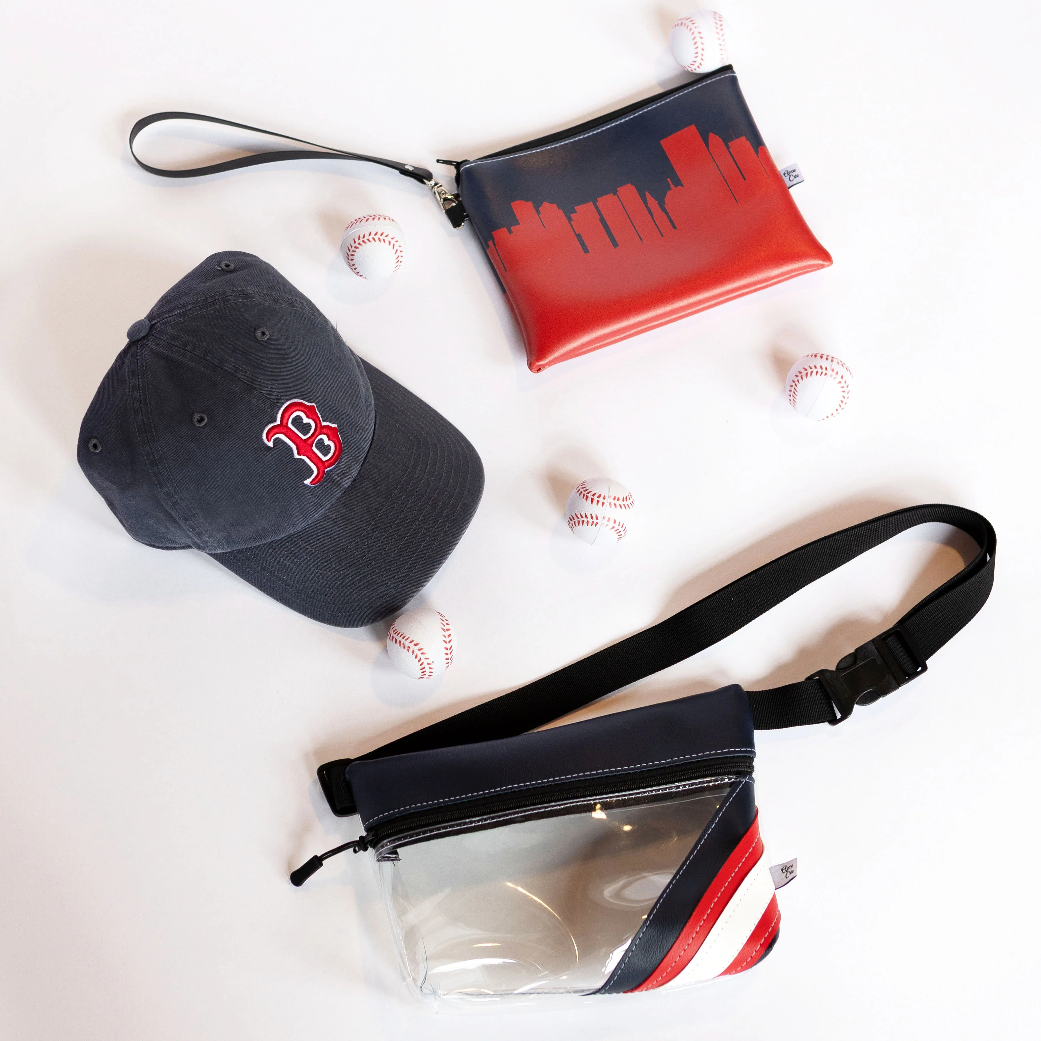 Baseball Ballpark Clear Stripe Game Day Fanny Pack - Image 4
