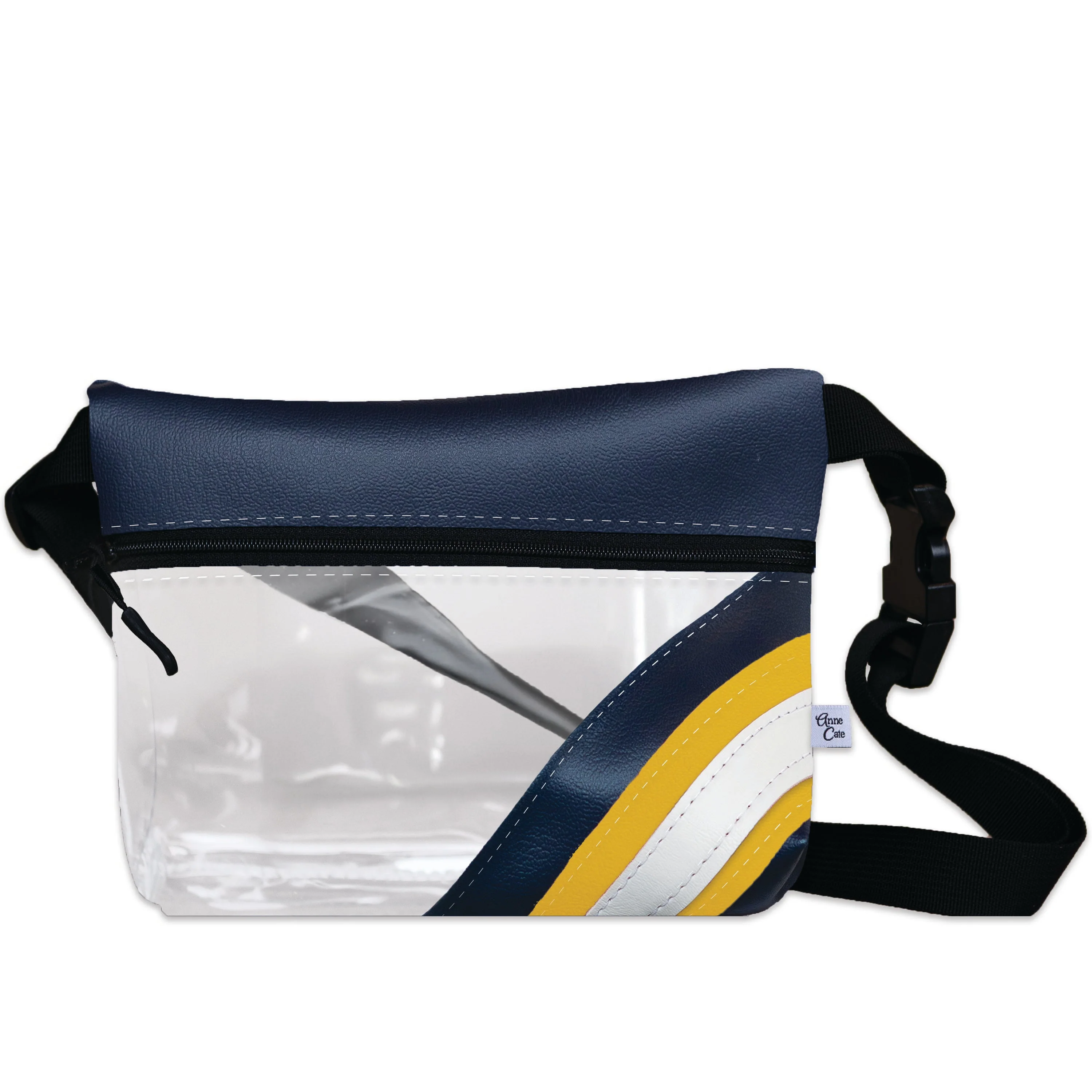 Basketball Arena Clear Stripe Game Day Fanny Pack - Image 14