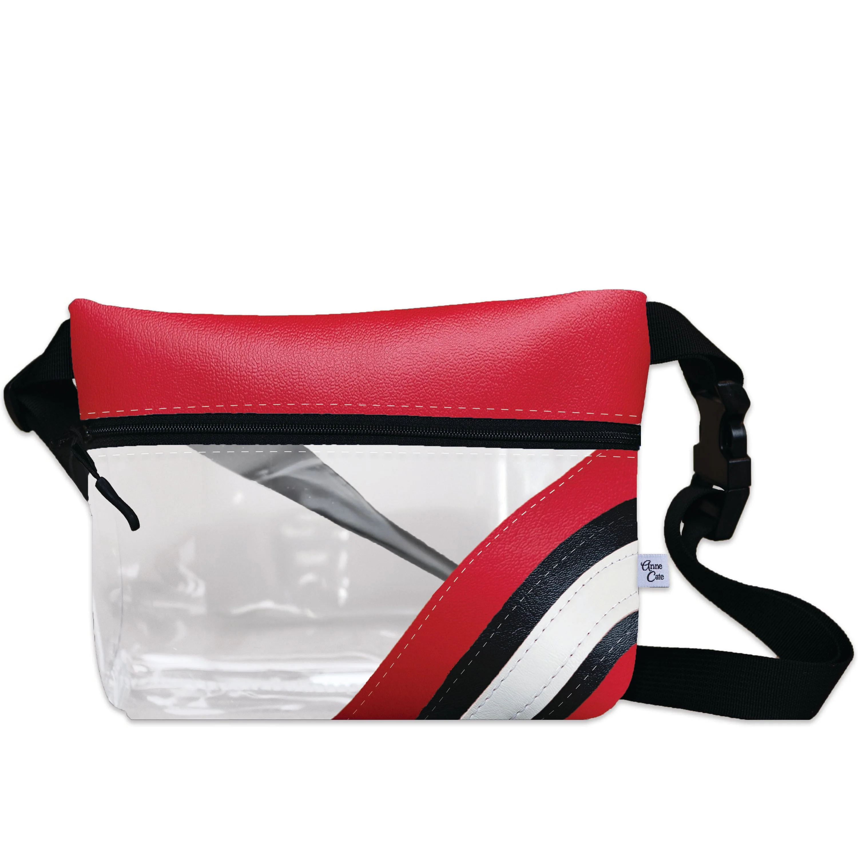Basketball Arena Clear Stripe Game Day Fanny Pack - Image 22