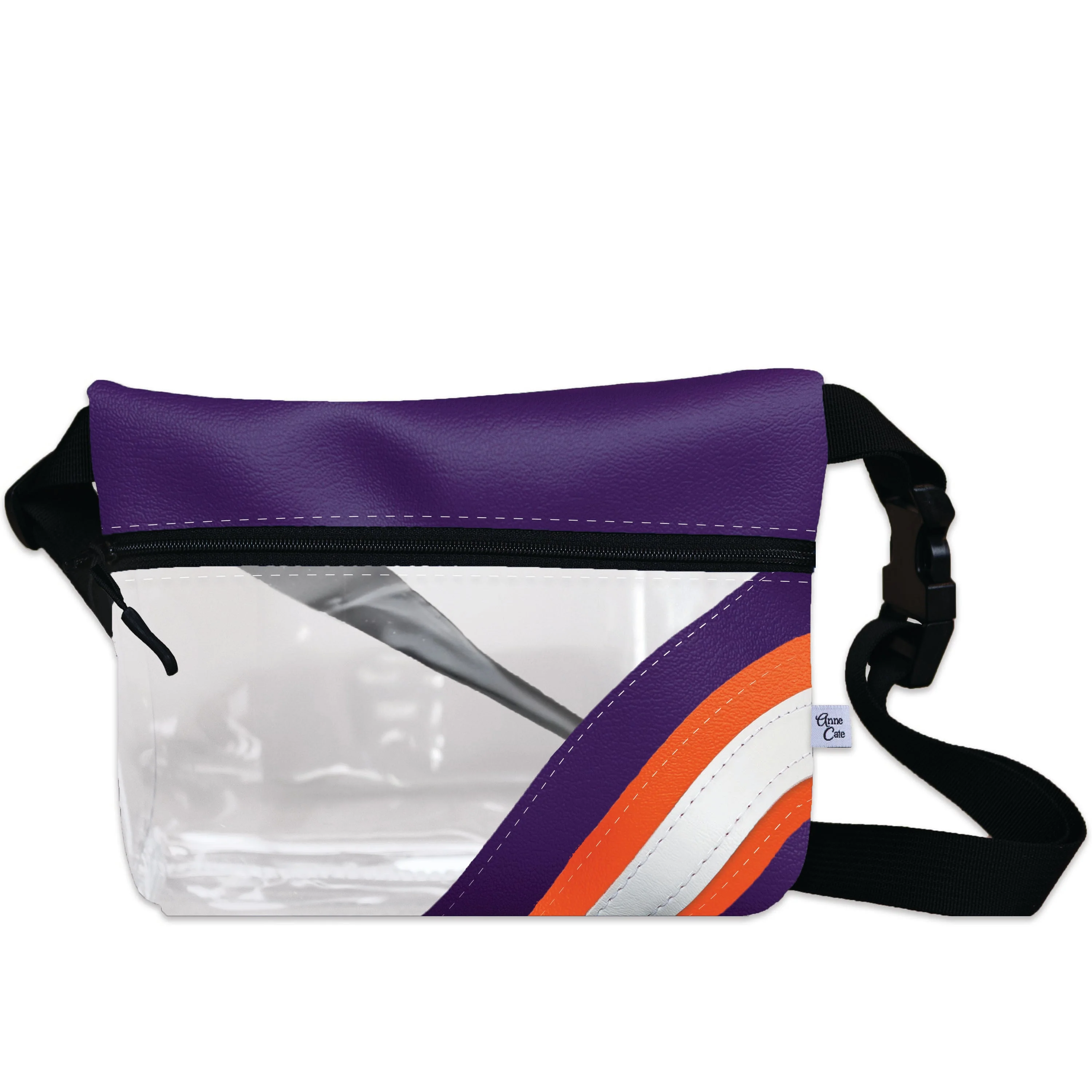 Basketball Arena Clear Stripe Game Day Fanny Pack - Image 30