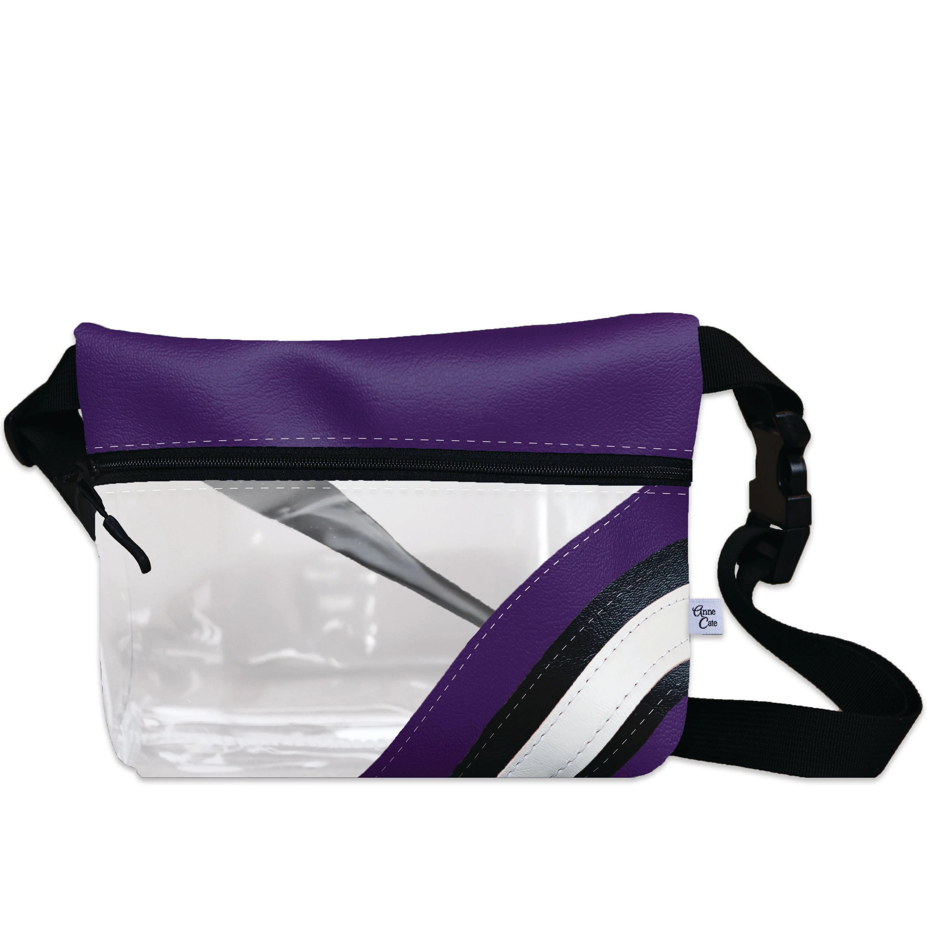 Basketball Arena Clear Stripe Game Day Fanny Pack - Image 32