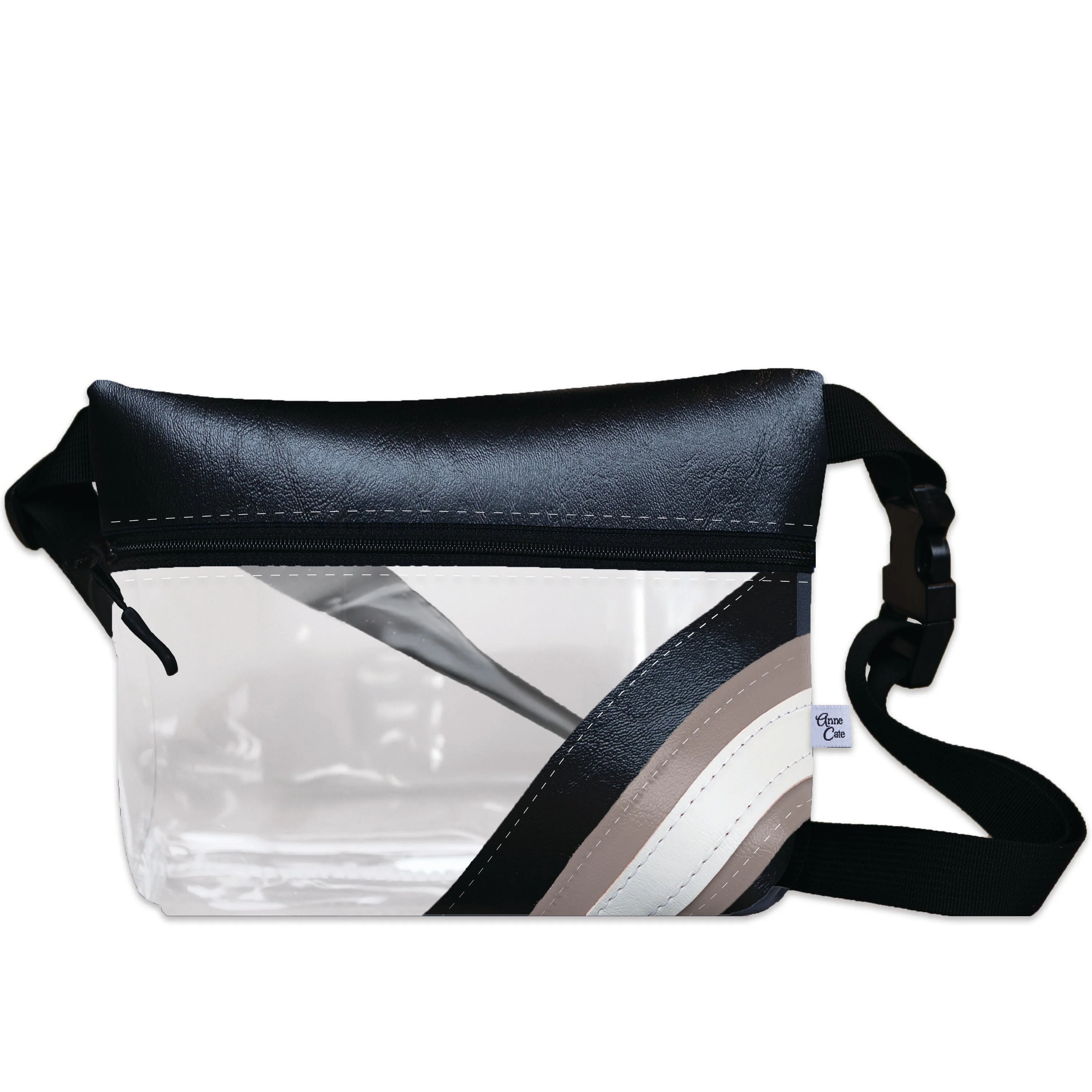 Basketball Arena Clear Stripe Game Day Fanny Pack - Image 33