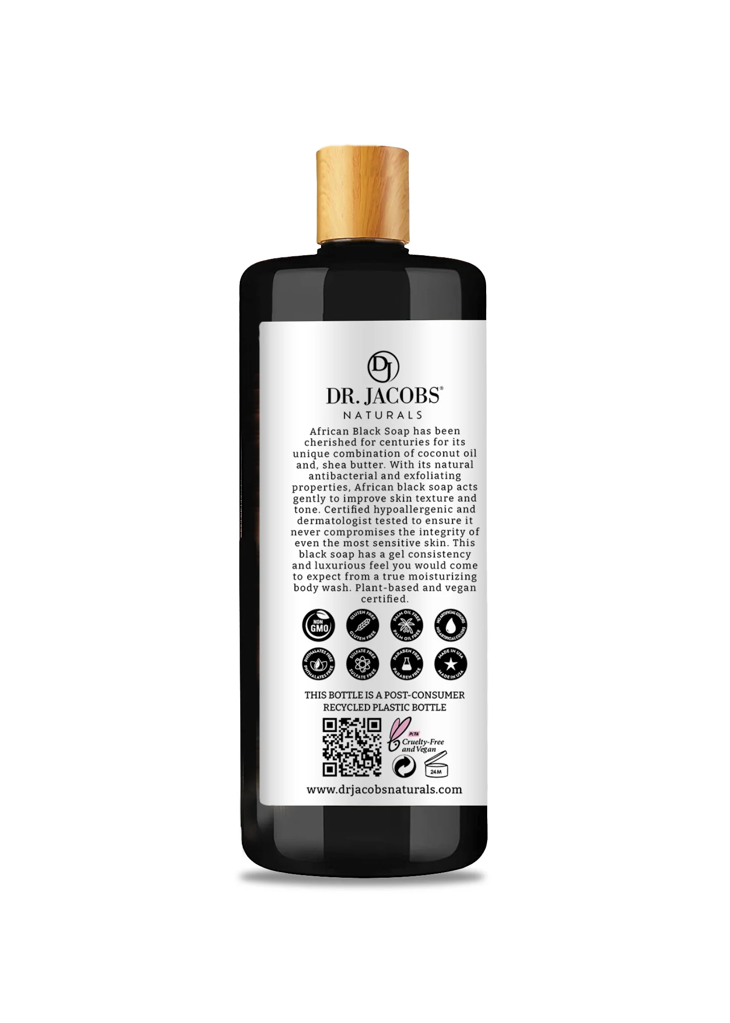 Detoxifying Black Soap - Oriental Oud 32 oz - Image 3