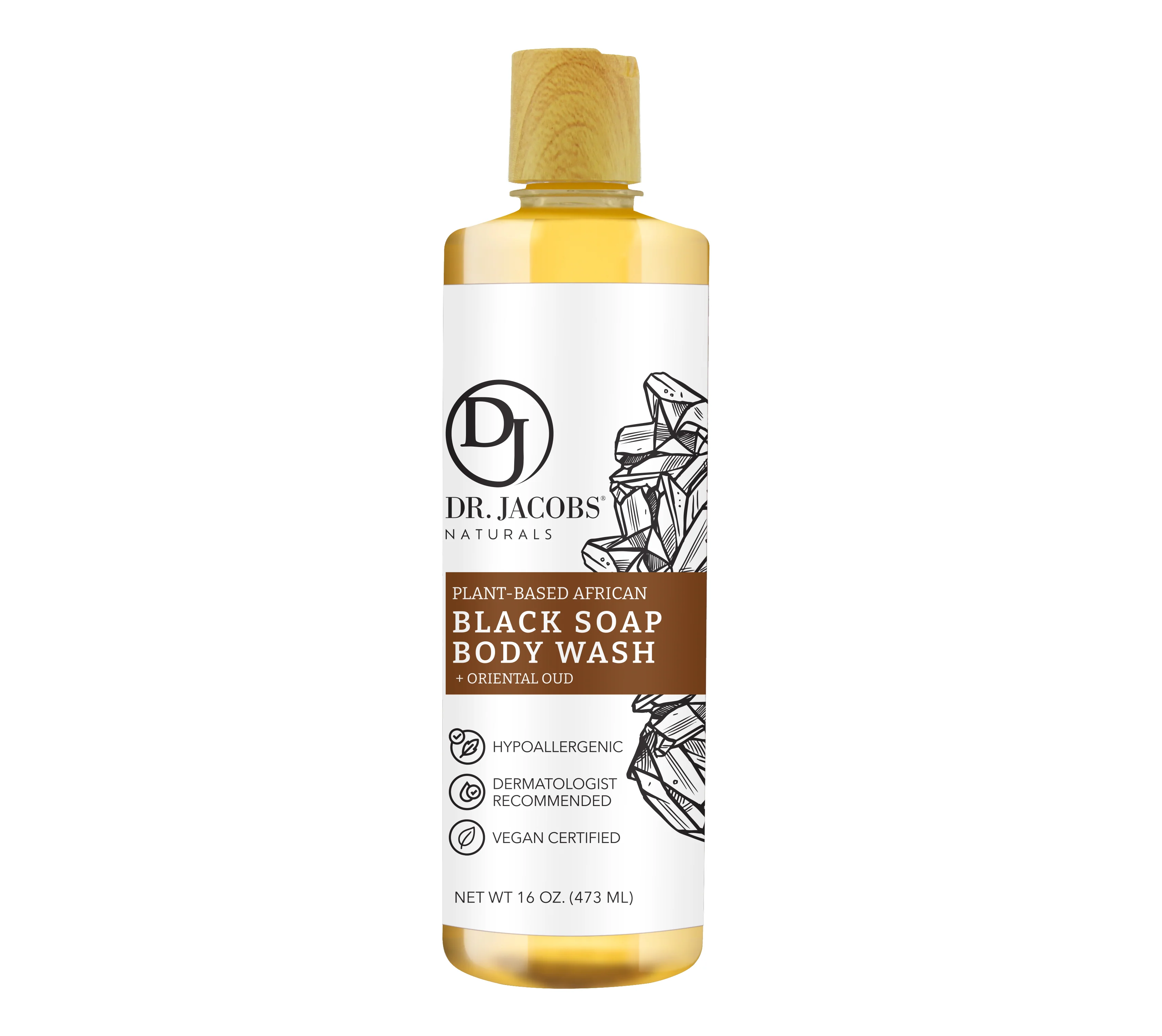 Detoxifying Black Soap - Oriental Oud 32 oz - Image 4