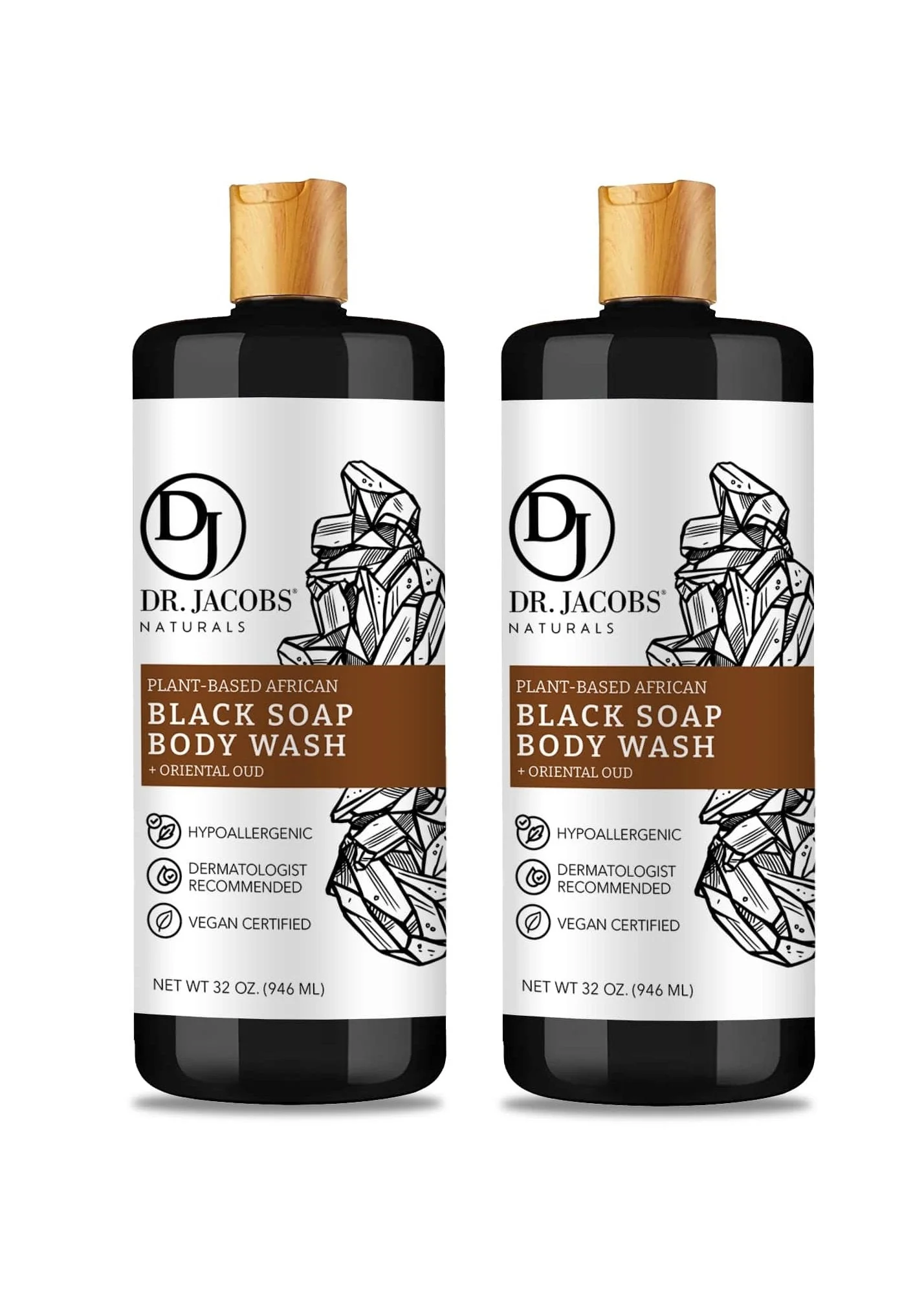 Detoxifying Black Soap - Oriental Oud 32 oz - Image 7