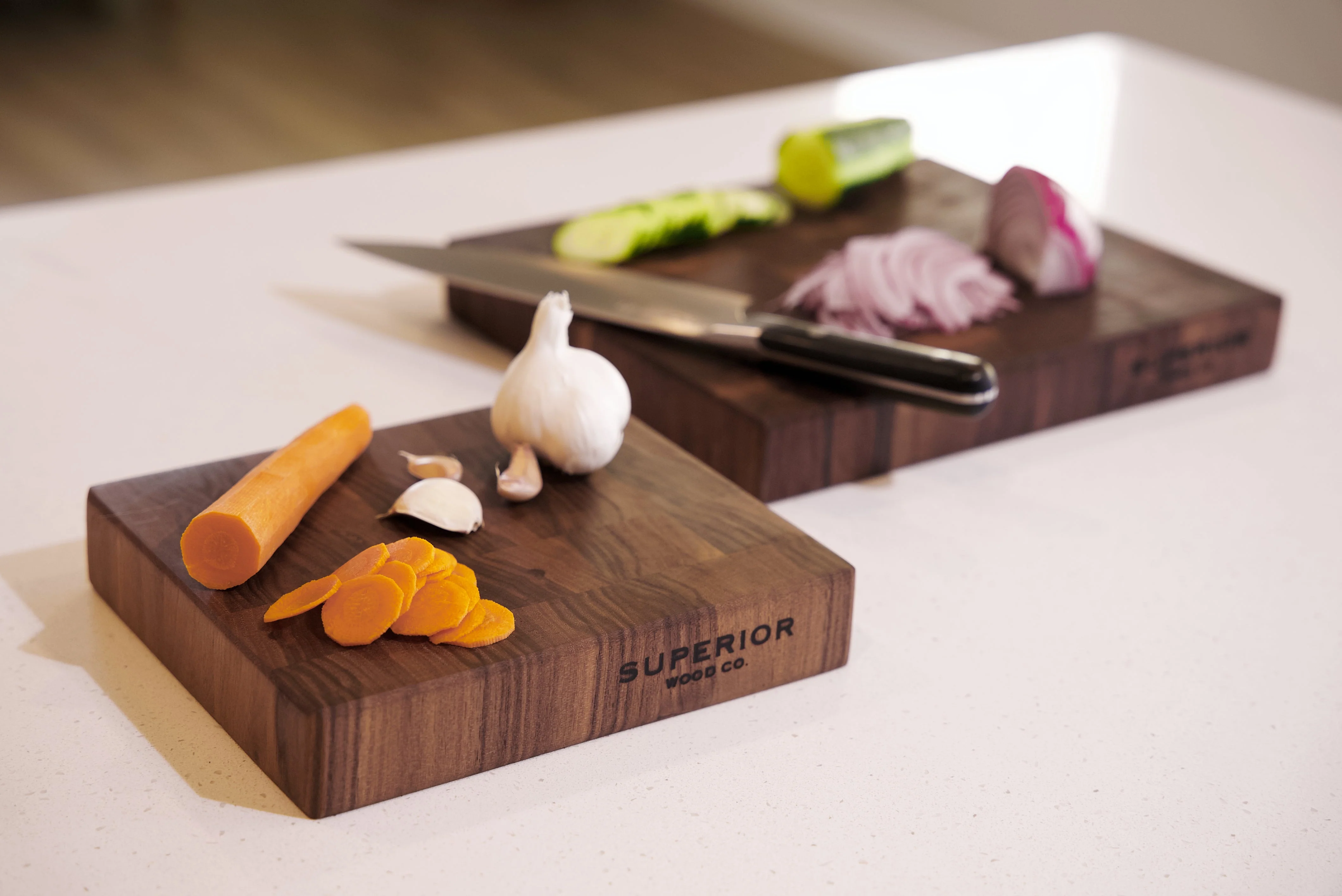 Handcrafted Black Walnut End Grain Cutting Board - Image 3