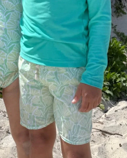 Boys Bloomin' Petals Breathable Boys Swim Trunks - Image 3