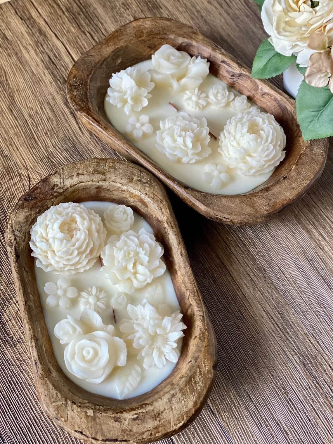 Botanical Garden Soy Wax Dough Bowl Candle - 16 Oz - Image 3