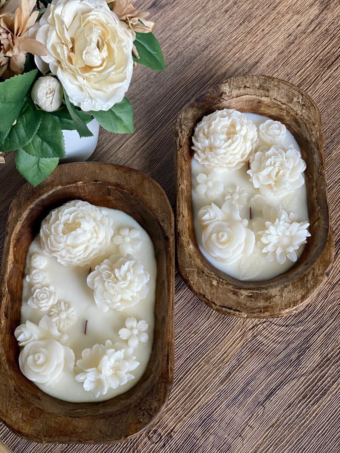Botanical Garden Soy Wax Dough Bowl Candle - 16 Oz - Image 7
