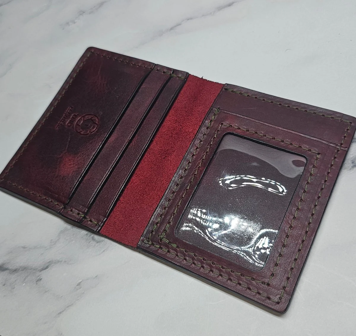 Leather ID & Card Wallet - Bourbon Reserve - Image 3