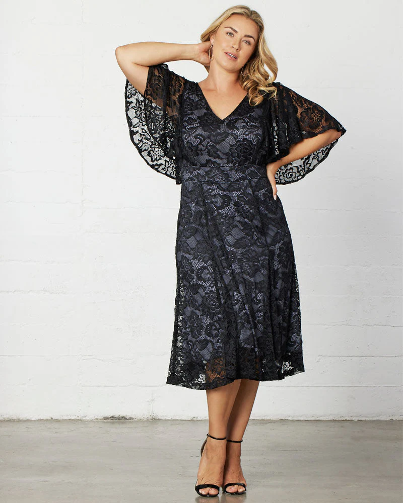Plus Size Camille Lace Cocktail Dress - Image 10