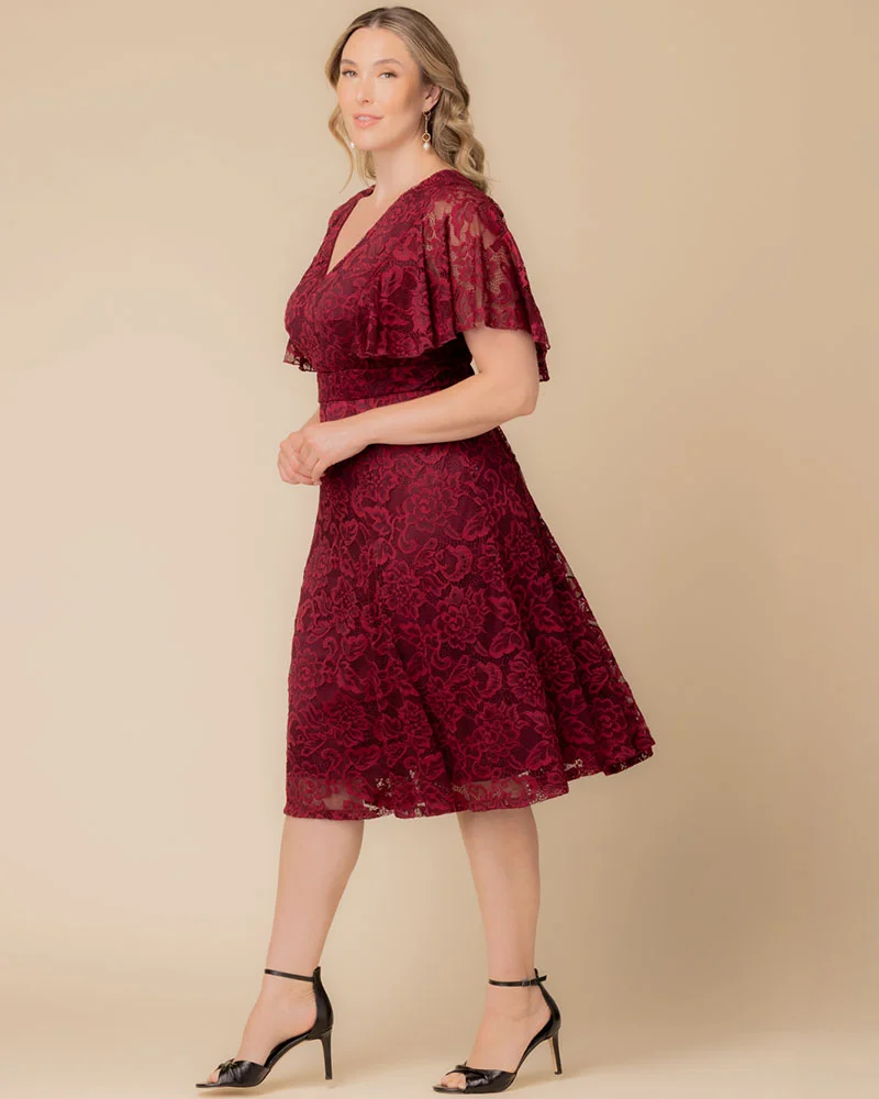Plus Size Camille Lace Cocktail Dress - Image 20