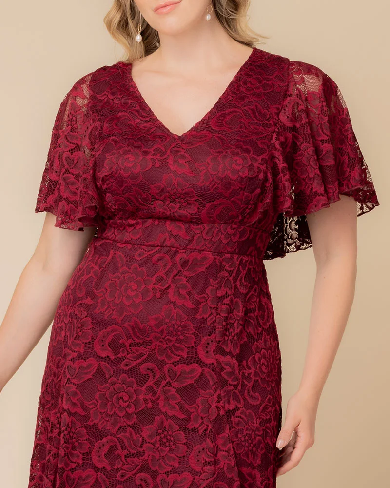 Plus Size Camille Lace Cocktail Dress - Image 22