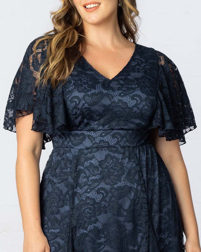 Plus Size Camille Lace Cocktail Dress - Image 6