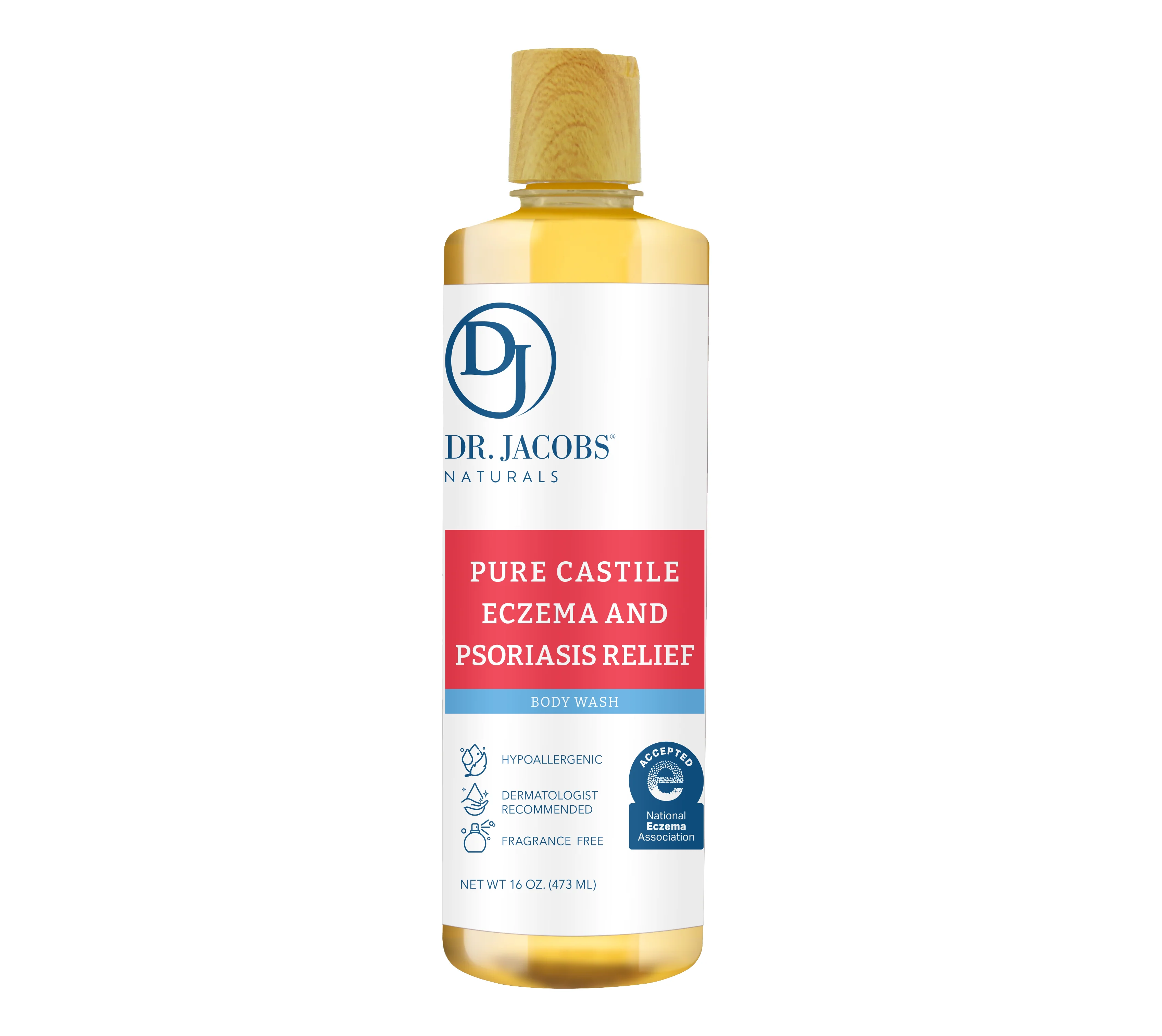 Castile Soap for Eczema and Psoriasis - 16 oz - Image 3