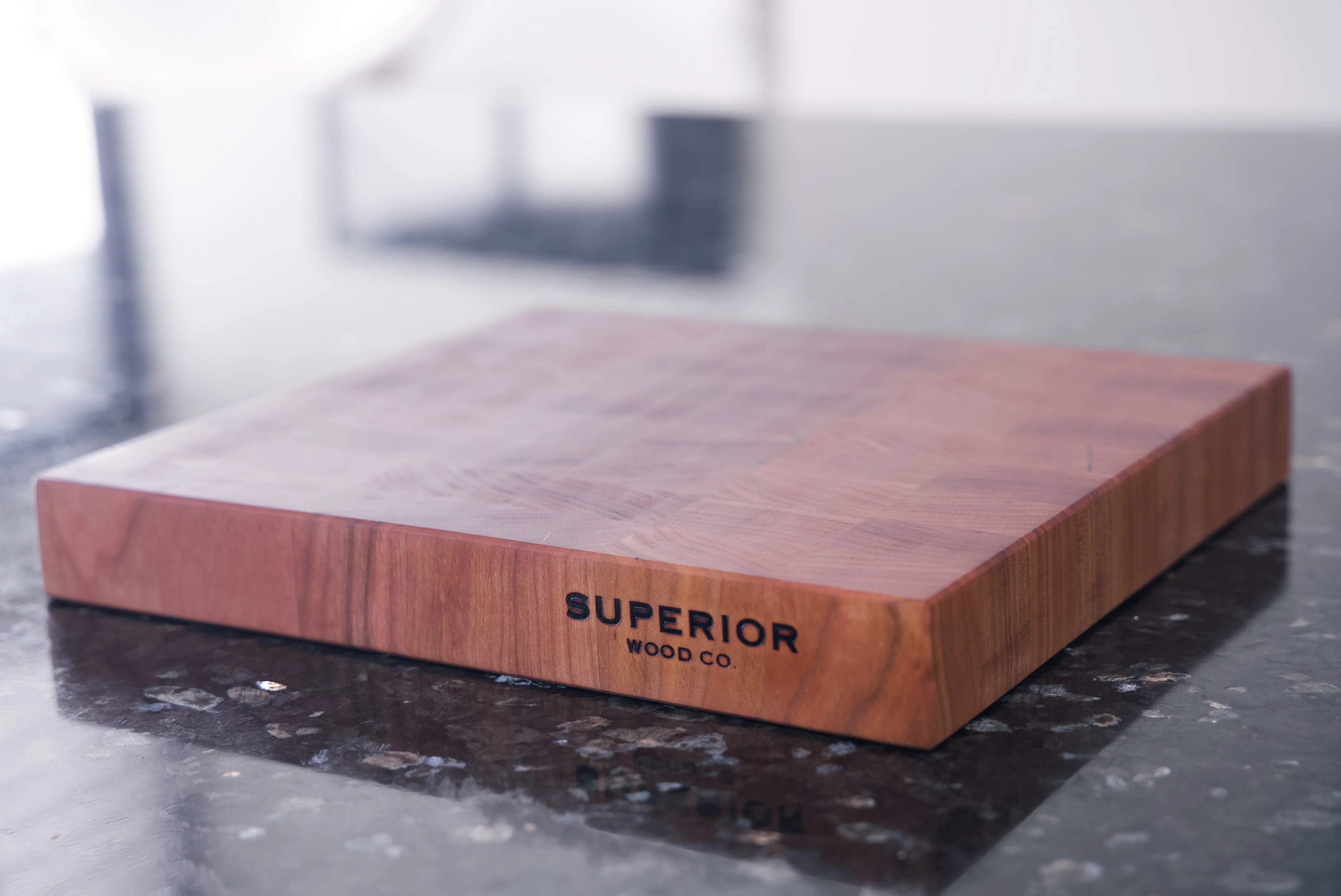 Handcrafted Cherry Wood End Grain Cutting Board - Image 4