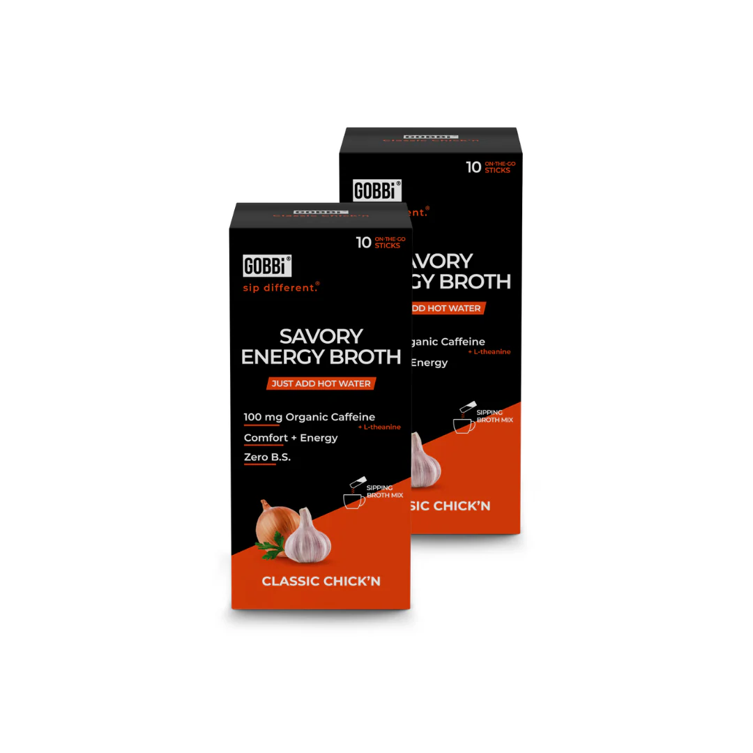 Savory Energy Broth Classic Chick'n - 10 Or 20 Pack - Image 2
