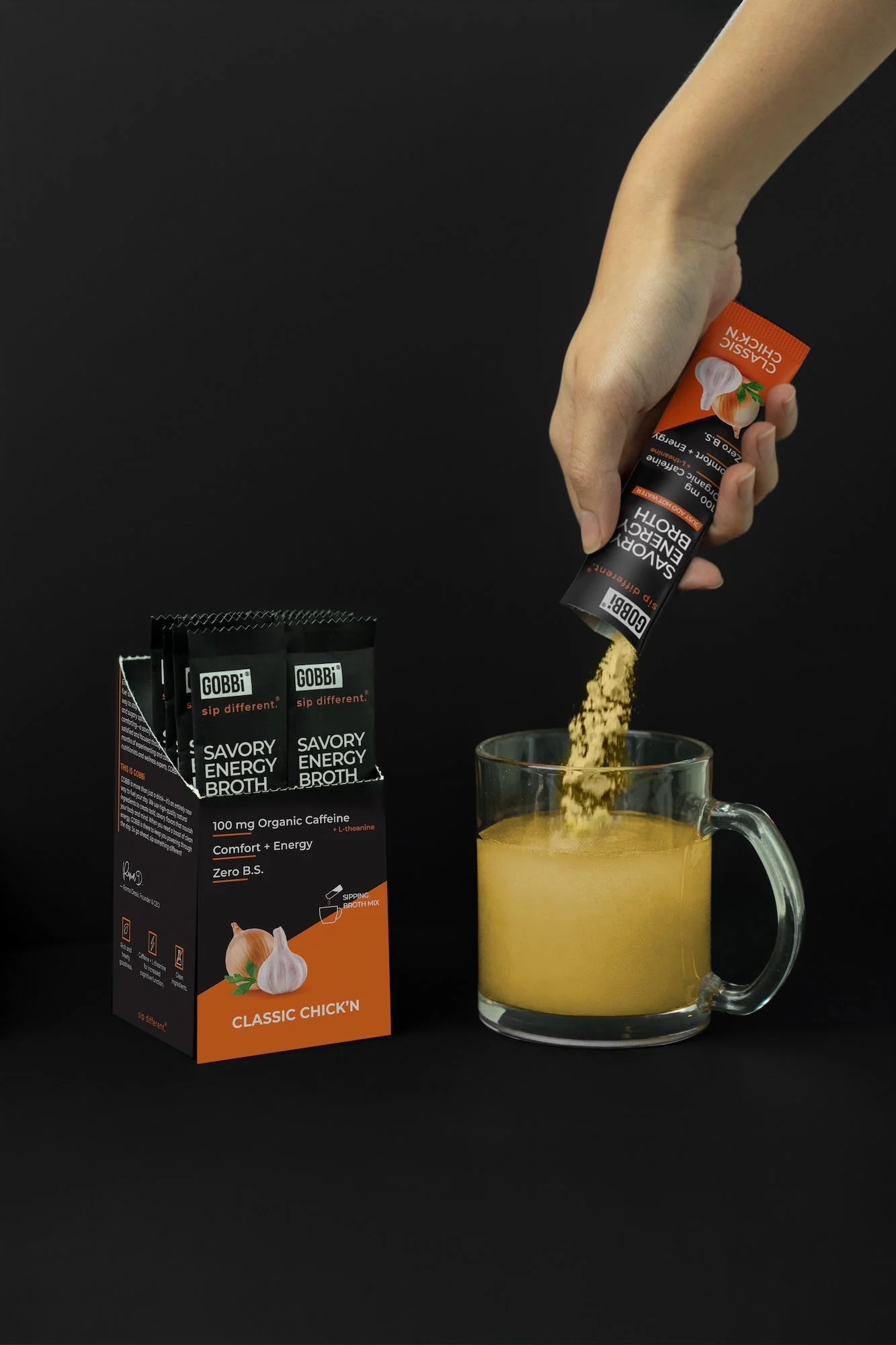 Savory Energy Broth Classic Chick'n - 10 Or 20 Pack - Image 3