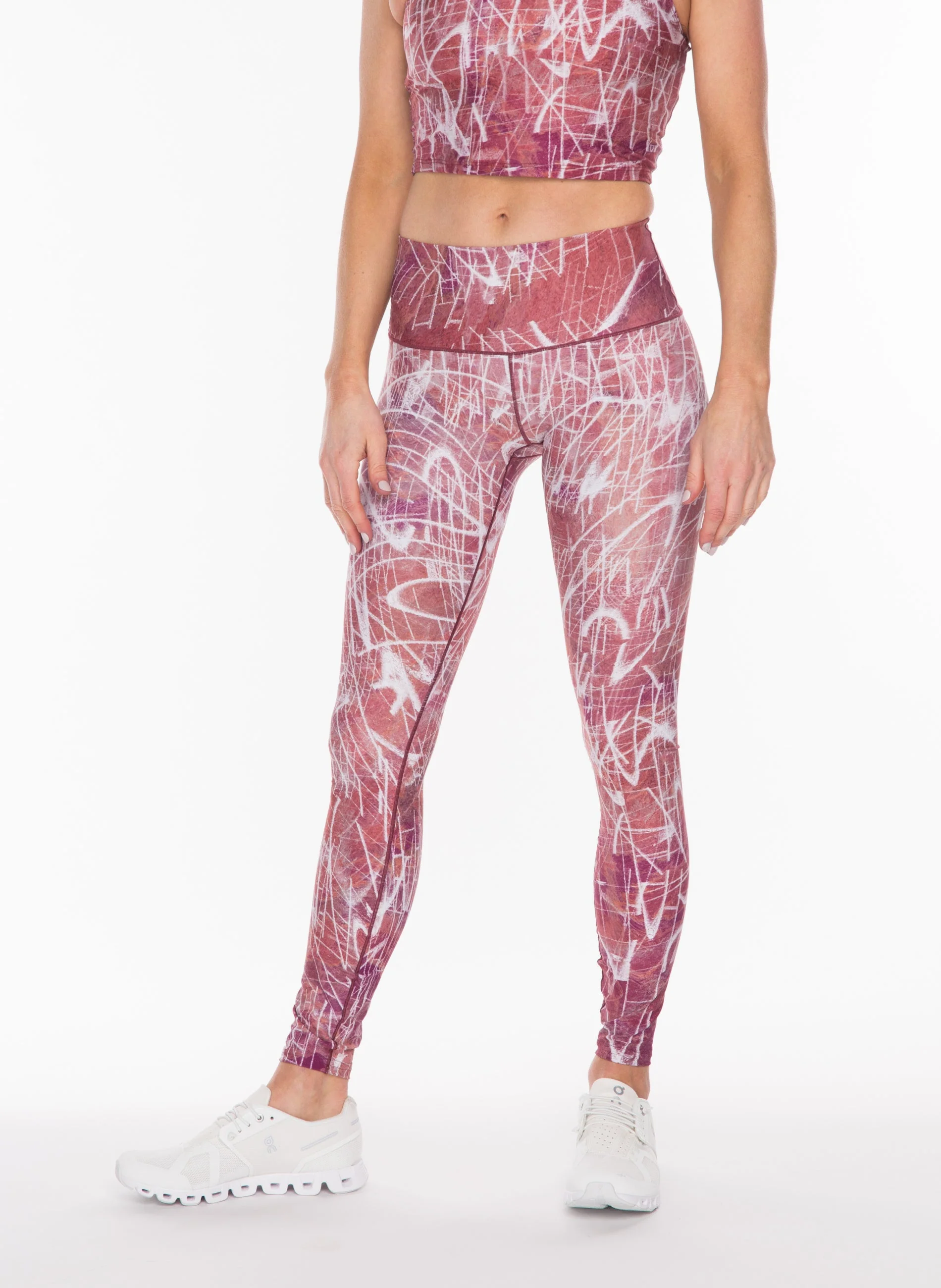 Eco-Friendly Clay Impress Yoga Pants - Image 2