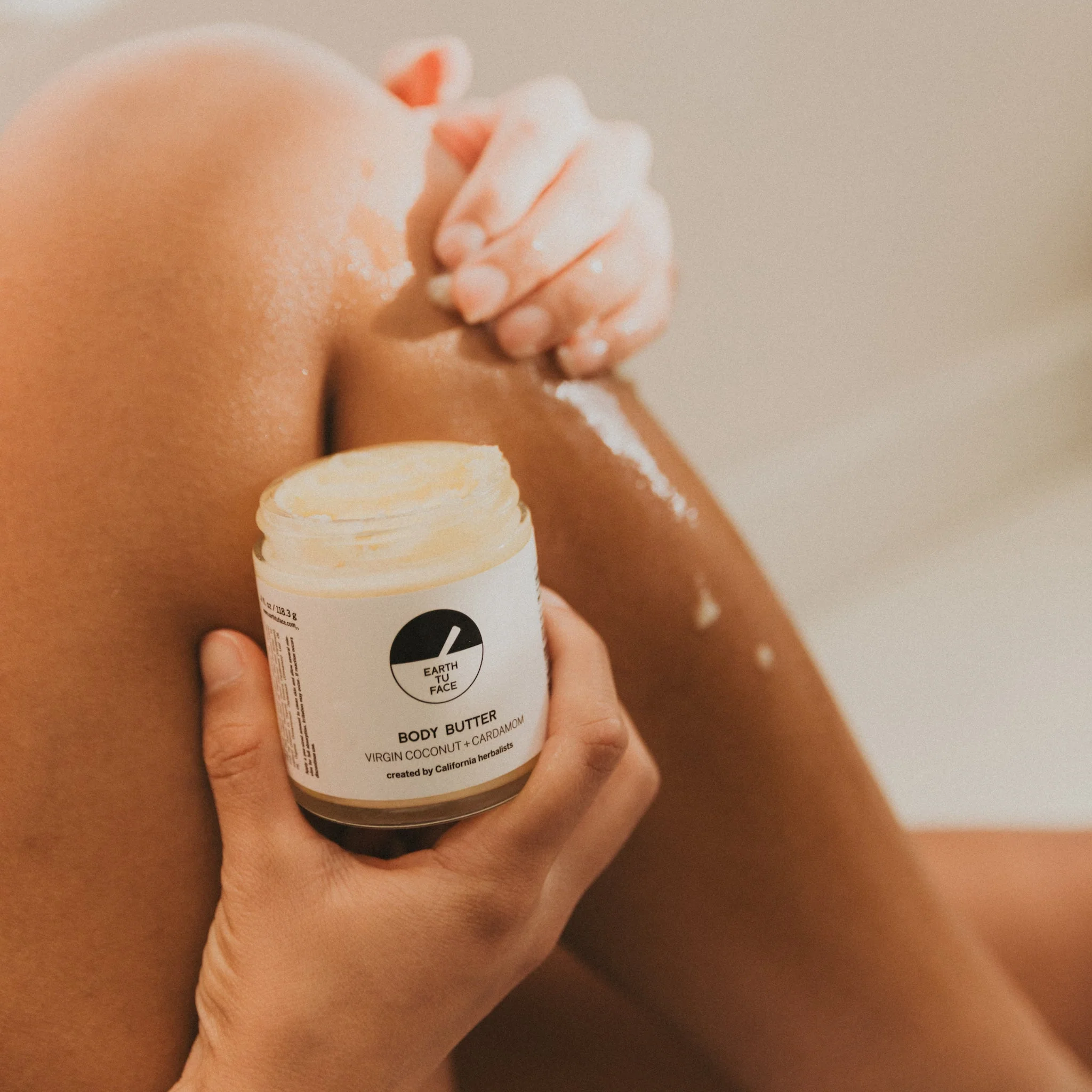 Organic Coconut & Cardamom Body Butter Cream - Image 4