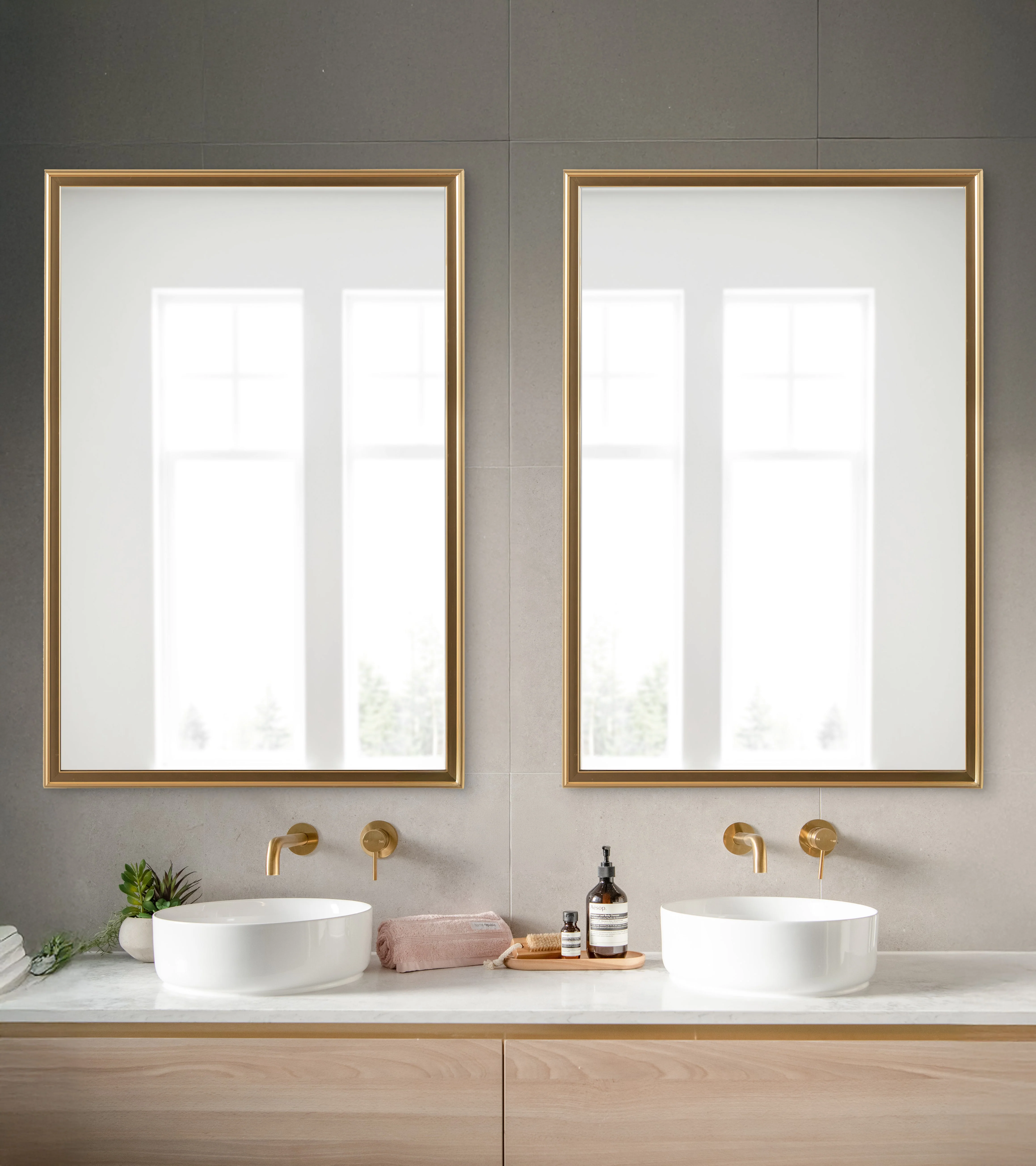 Colette Rectangle Bathroom Wall Mirror - Image 12