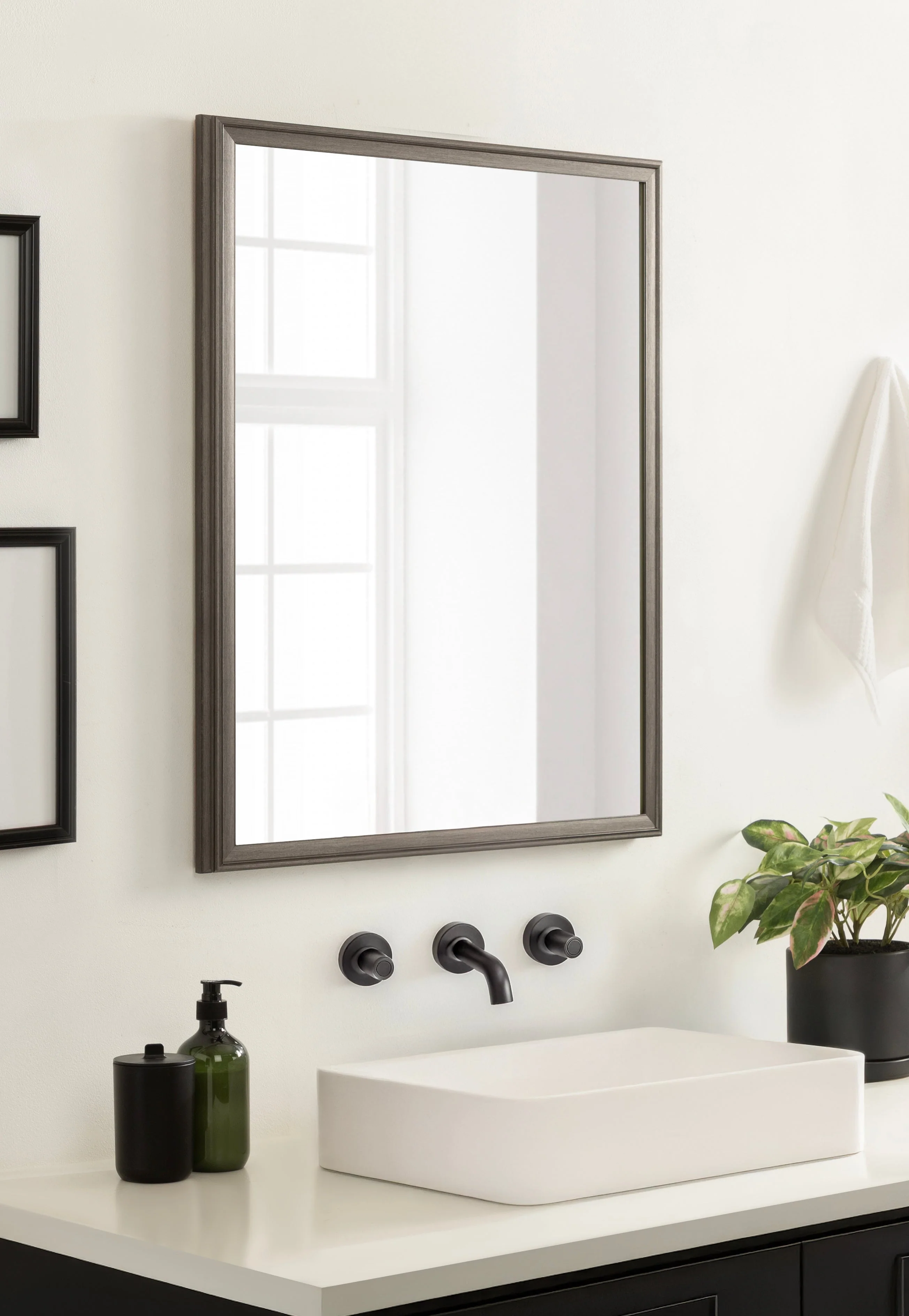 Colette Rectangle Bathroom Wall Mirror - Image 34