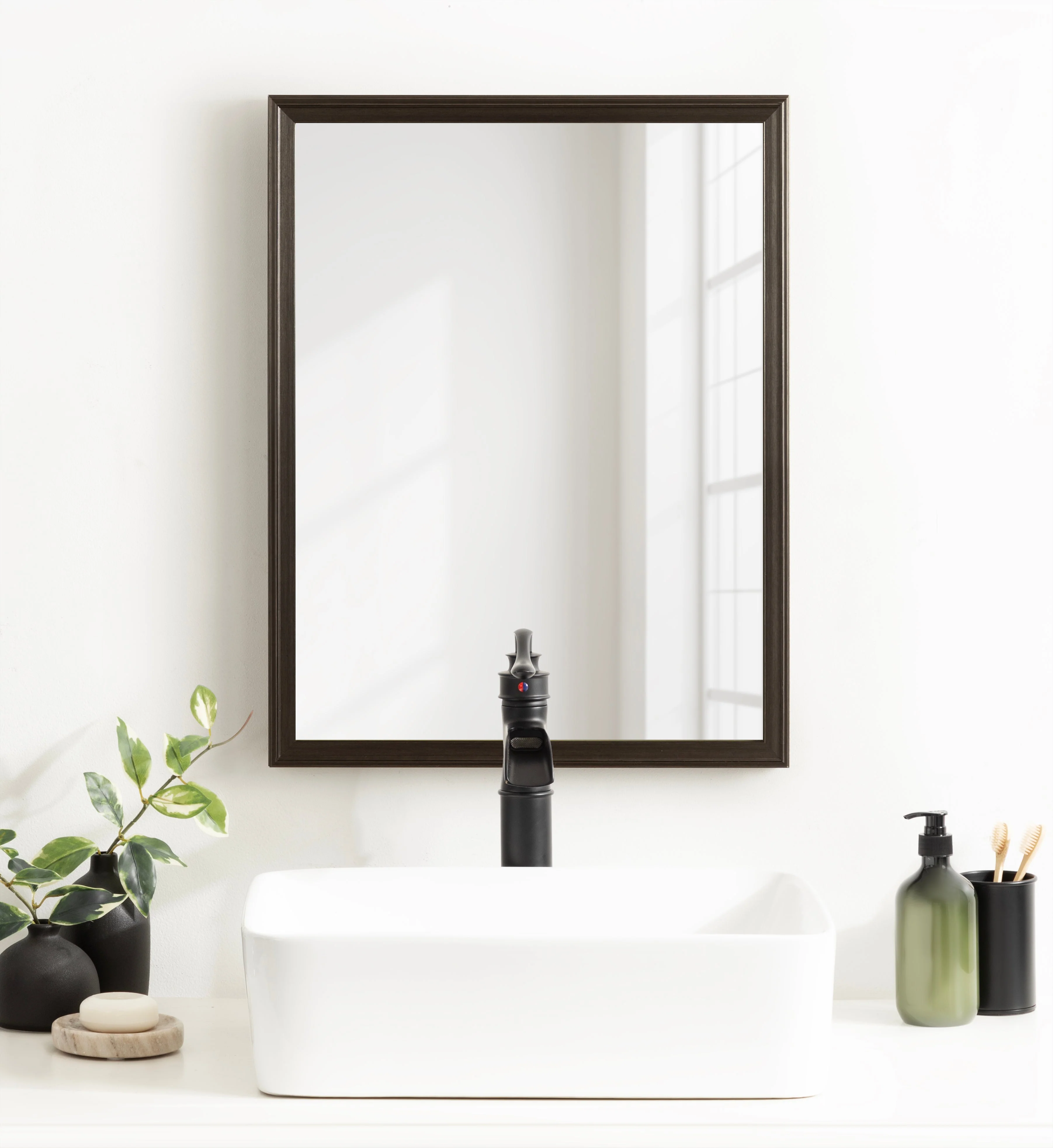 Colette Rectangle Bathroom Wall Mirror - Image 6