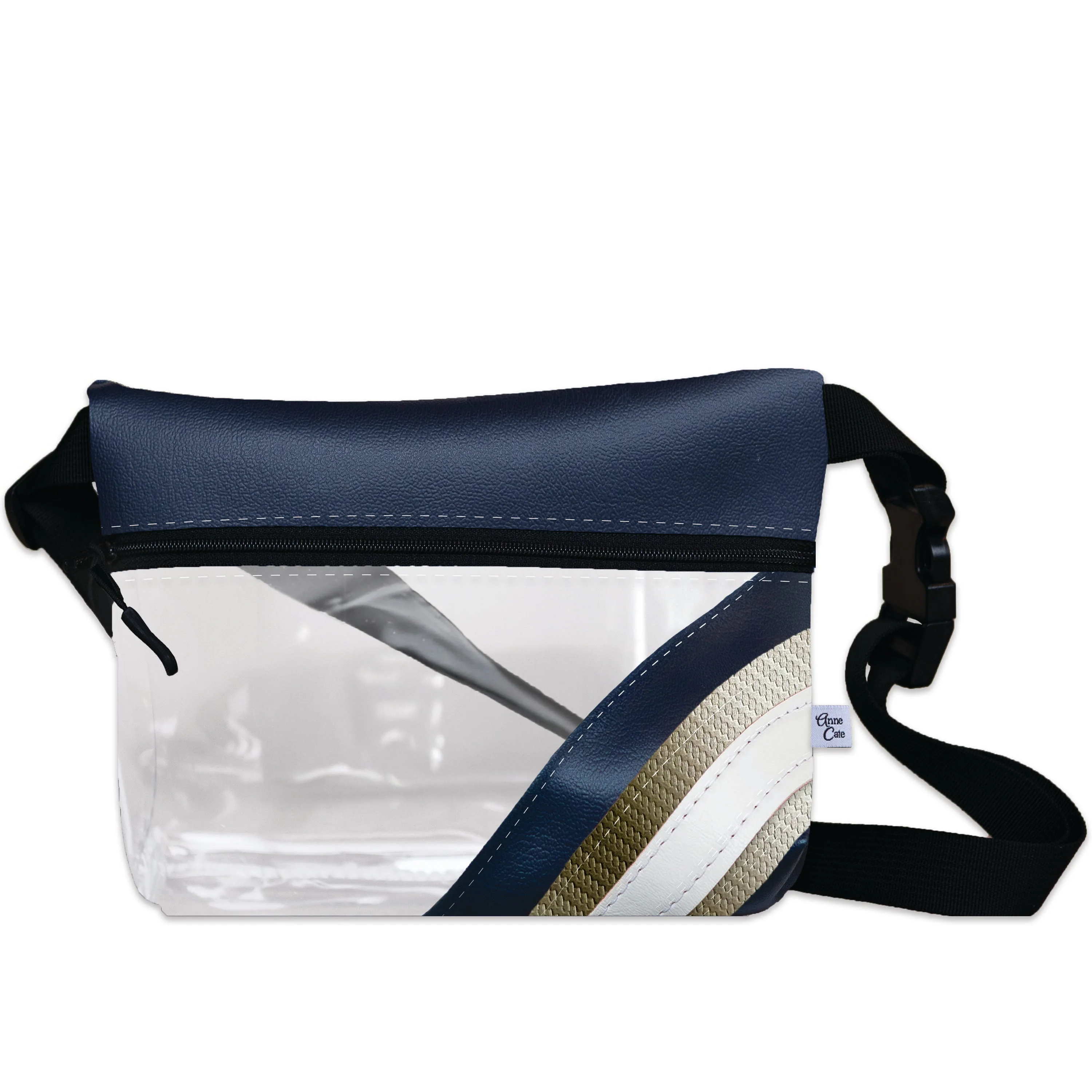 Collegiate Football Stadium Clear Stripe Game Day Fanny Pack - Image 32