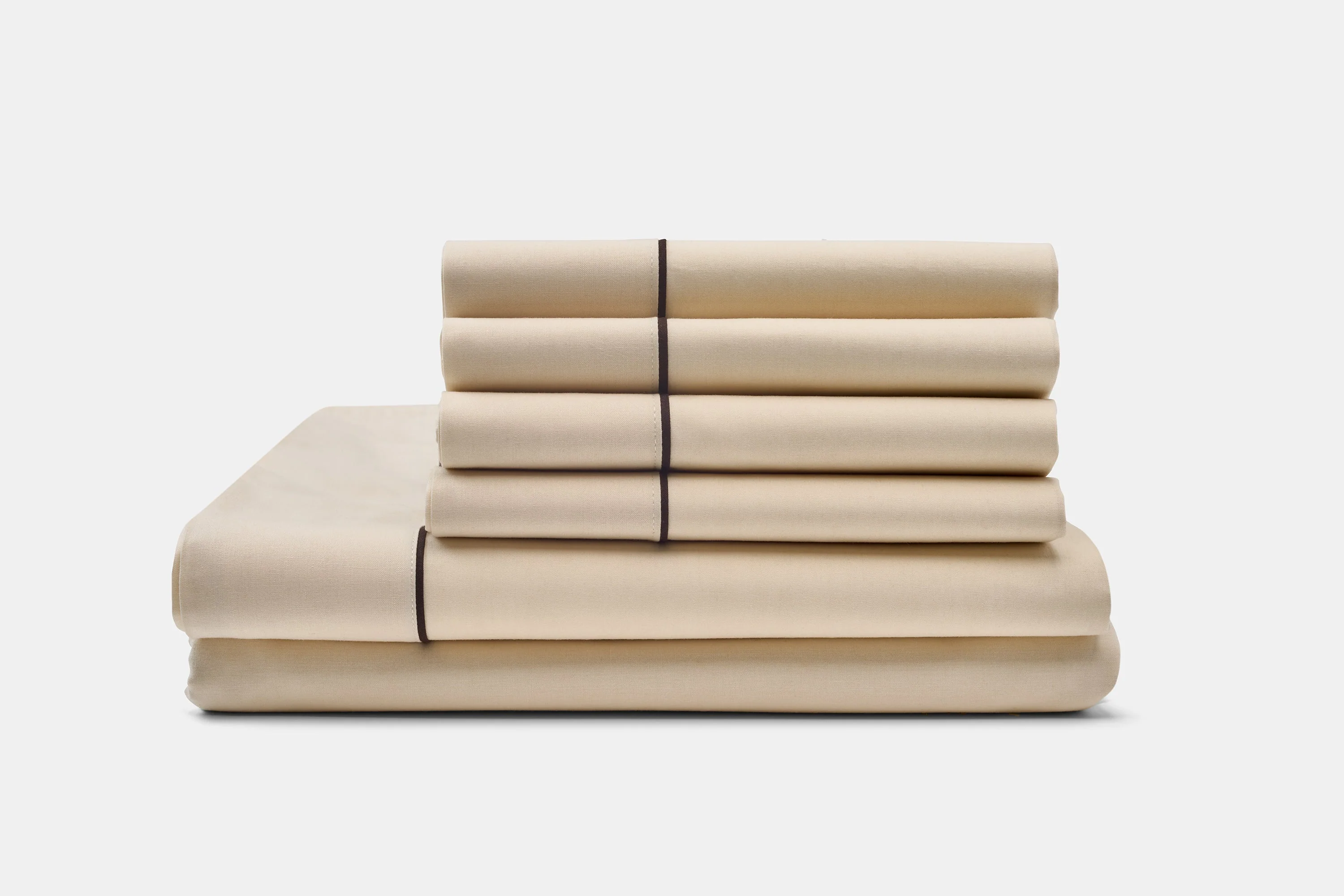 USA Cotton Sheet Set - Classic Piping Design - Image 10