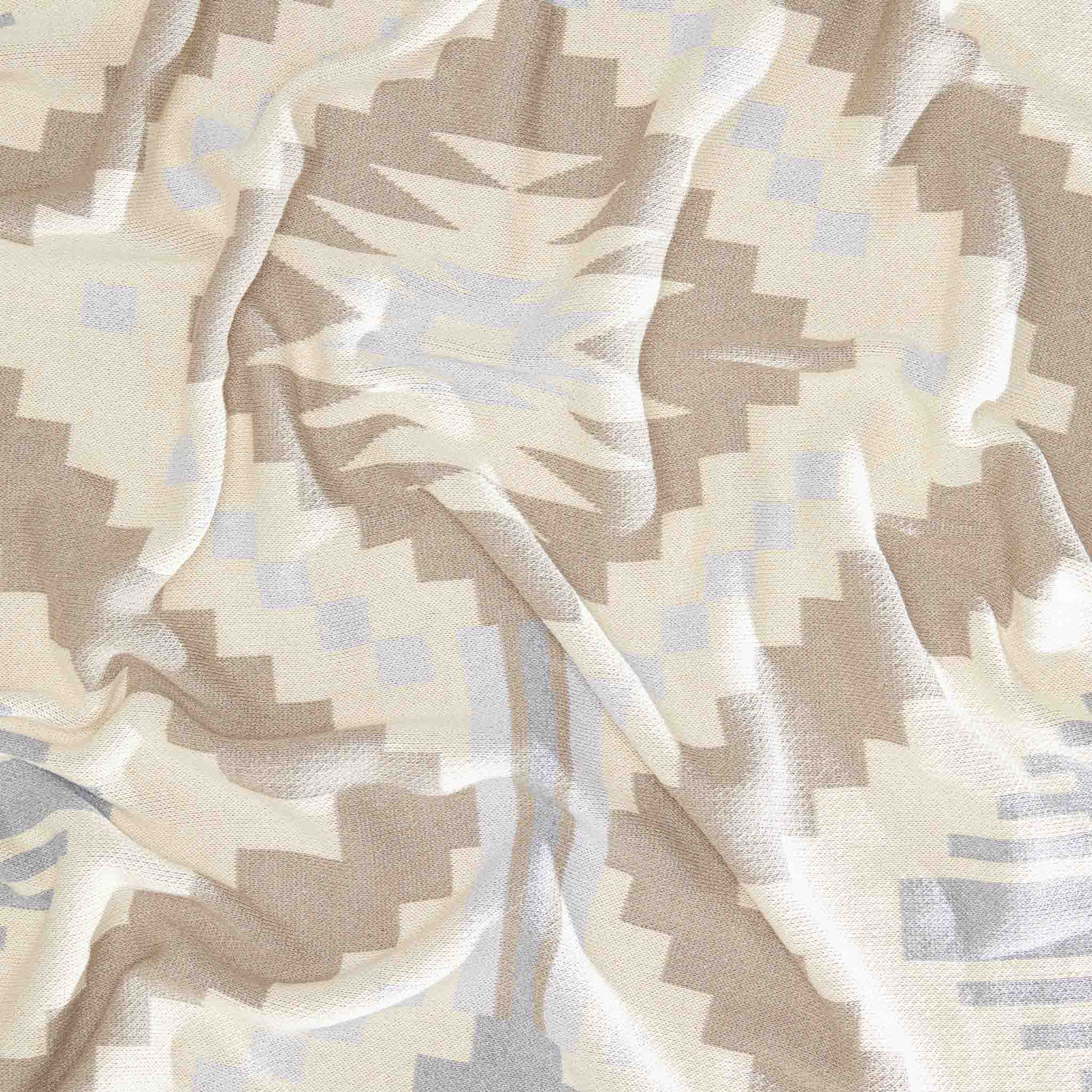 Cotton Sustainable Knit Throw Blanket - New Horizon - Image 6