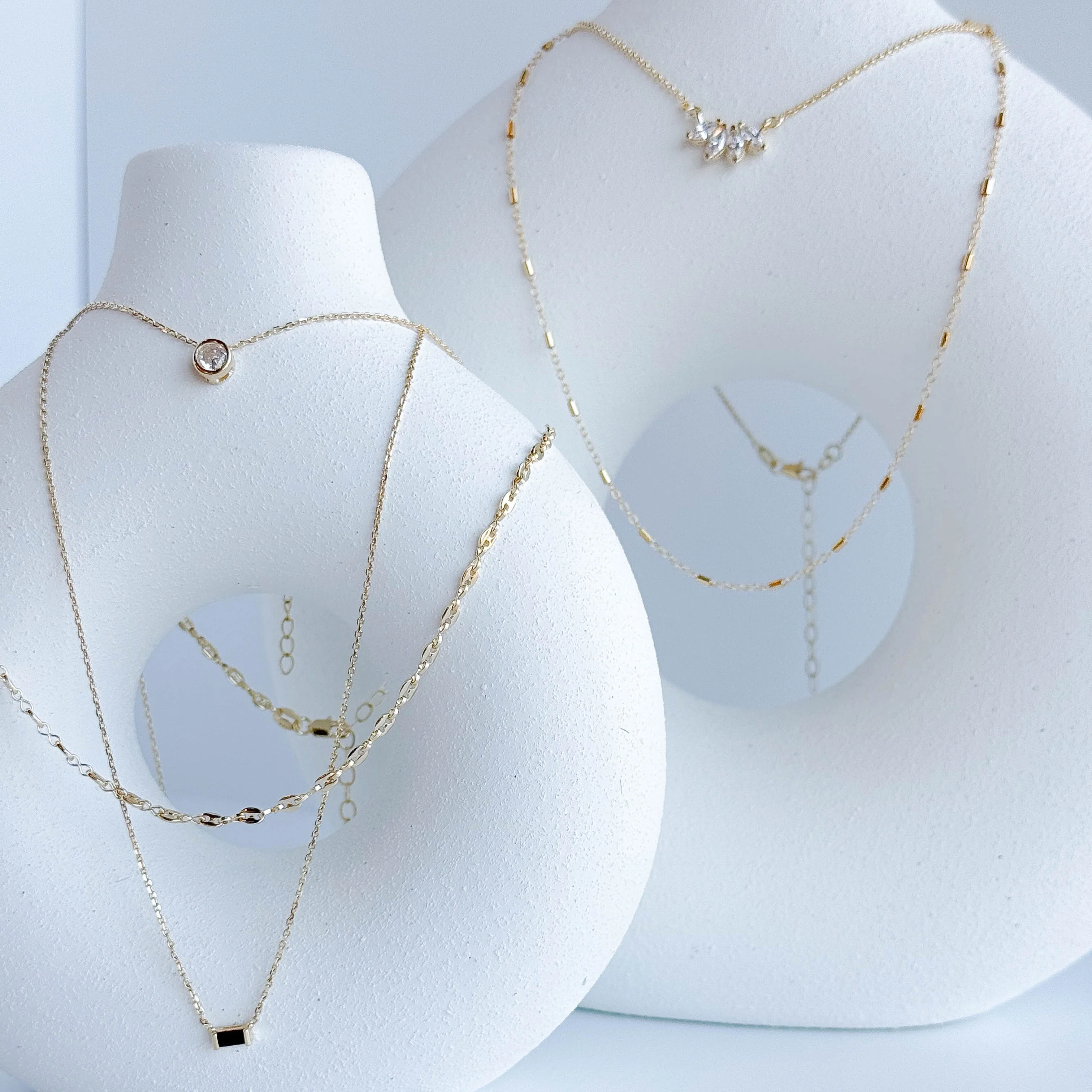 18K Gold-Filled Dior Necklace - Image 3