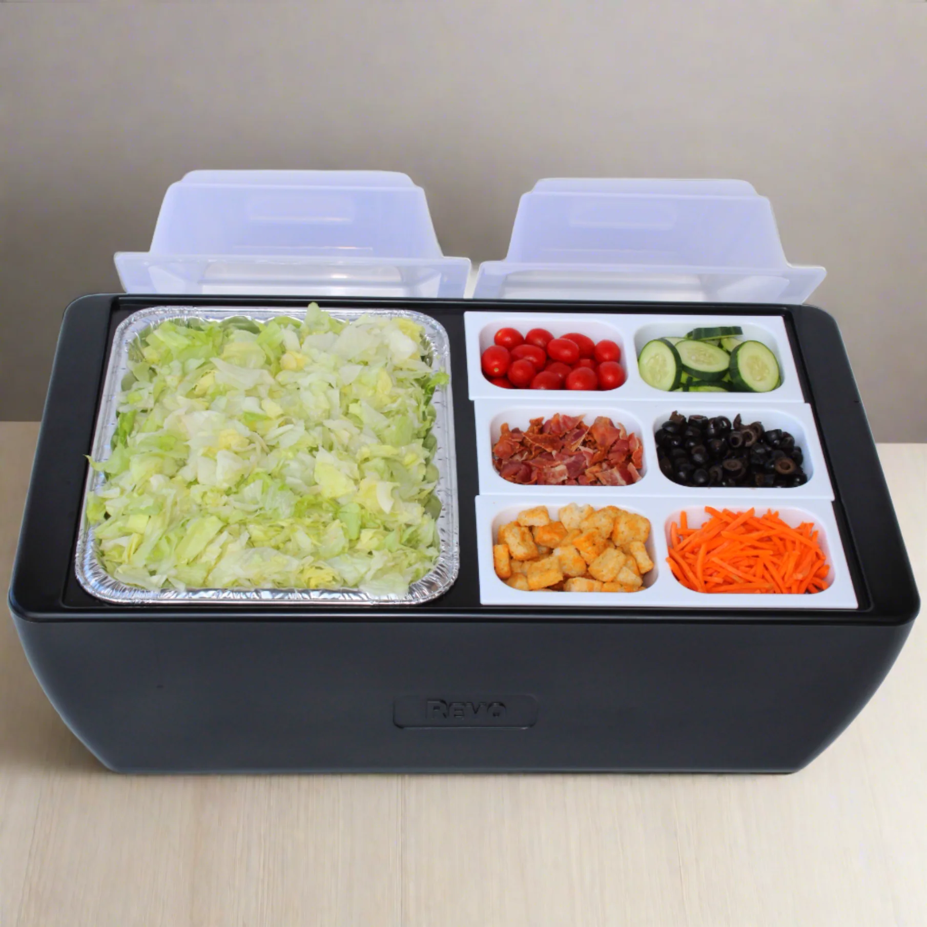 Insulated Dubler Party Cooler & Chafer - Deep Black - Image 4