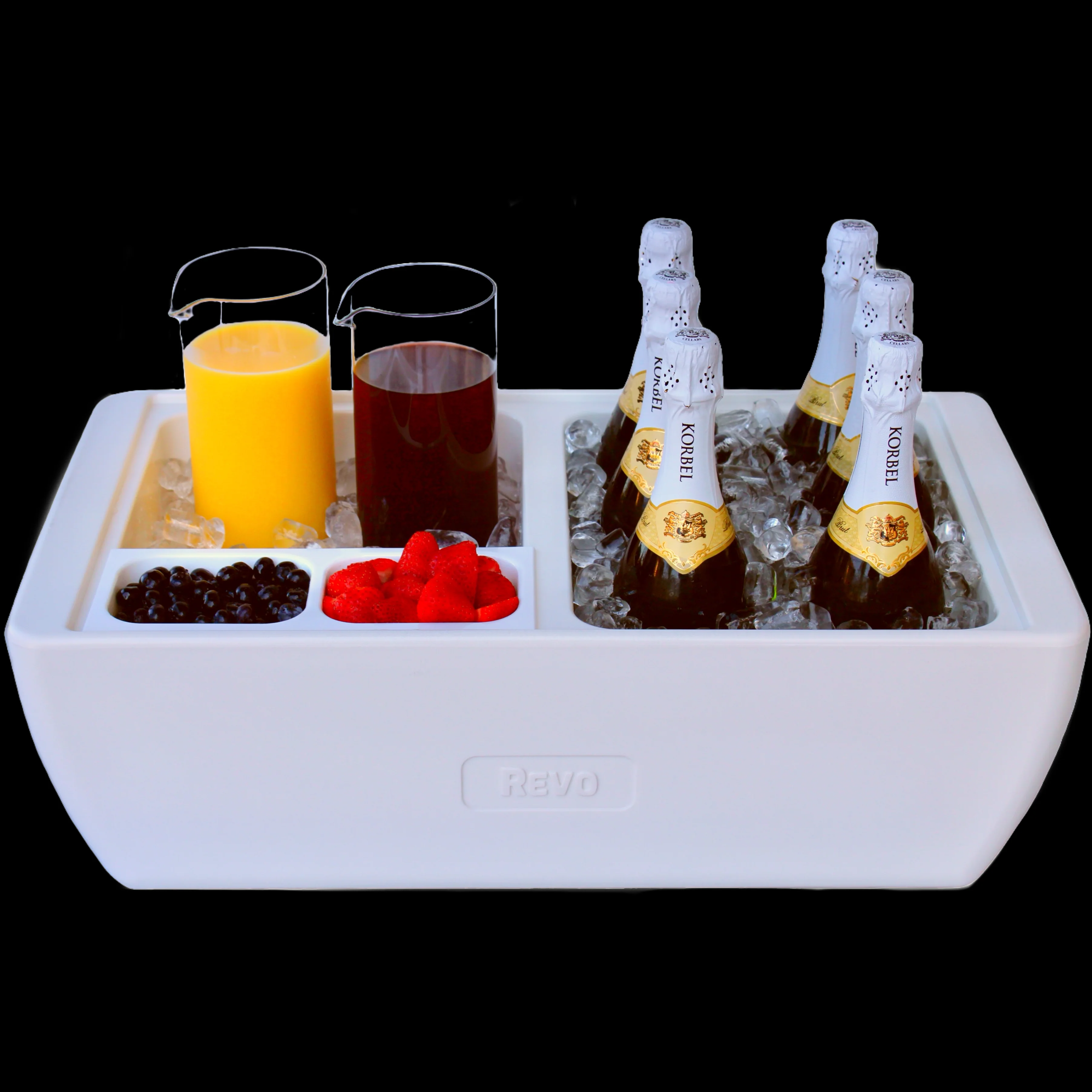 Insulated Dubler Party Cooler & Chafer - Polar White - Image 8