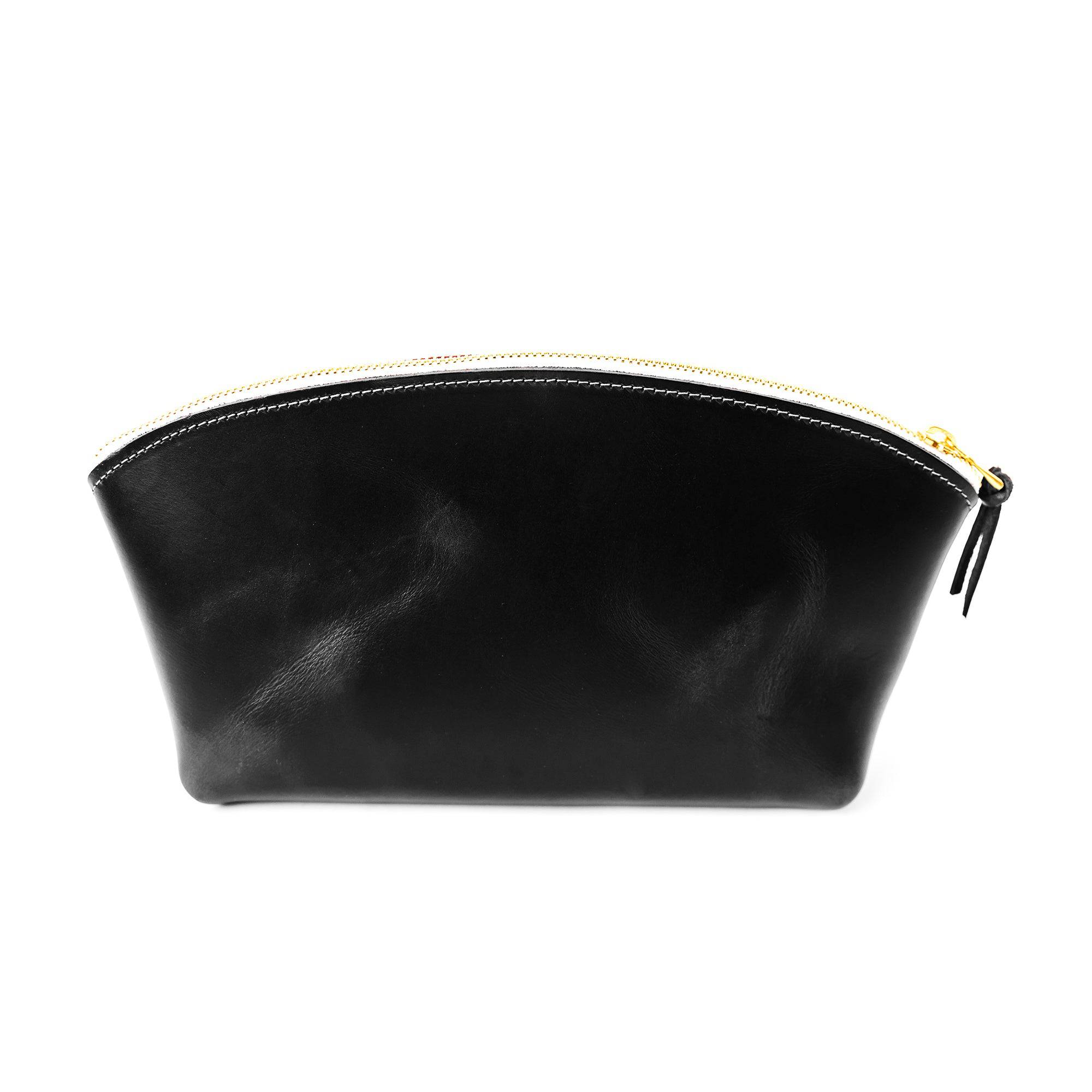 Eclipse Full Grain Leather Cosmetic Bag - Image 7