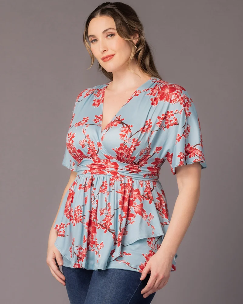 Plus Size Encore Print Blouse - Image 3