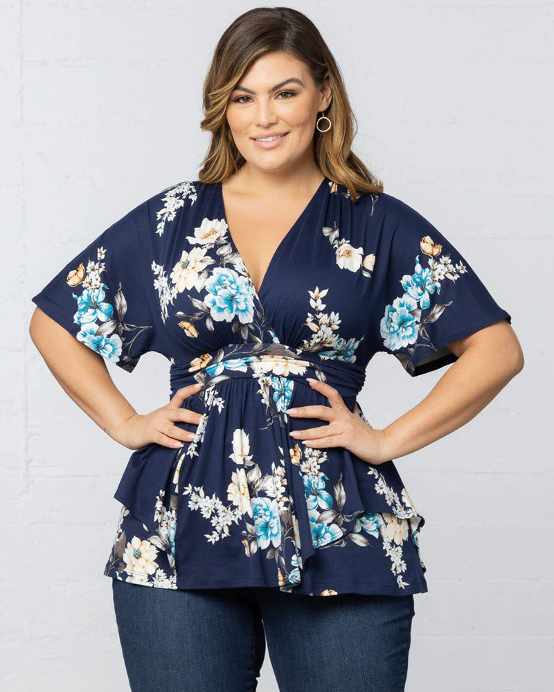 Plus Size Encore Print Blouse - Image 9