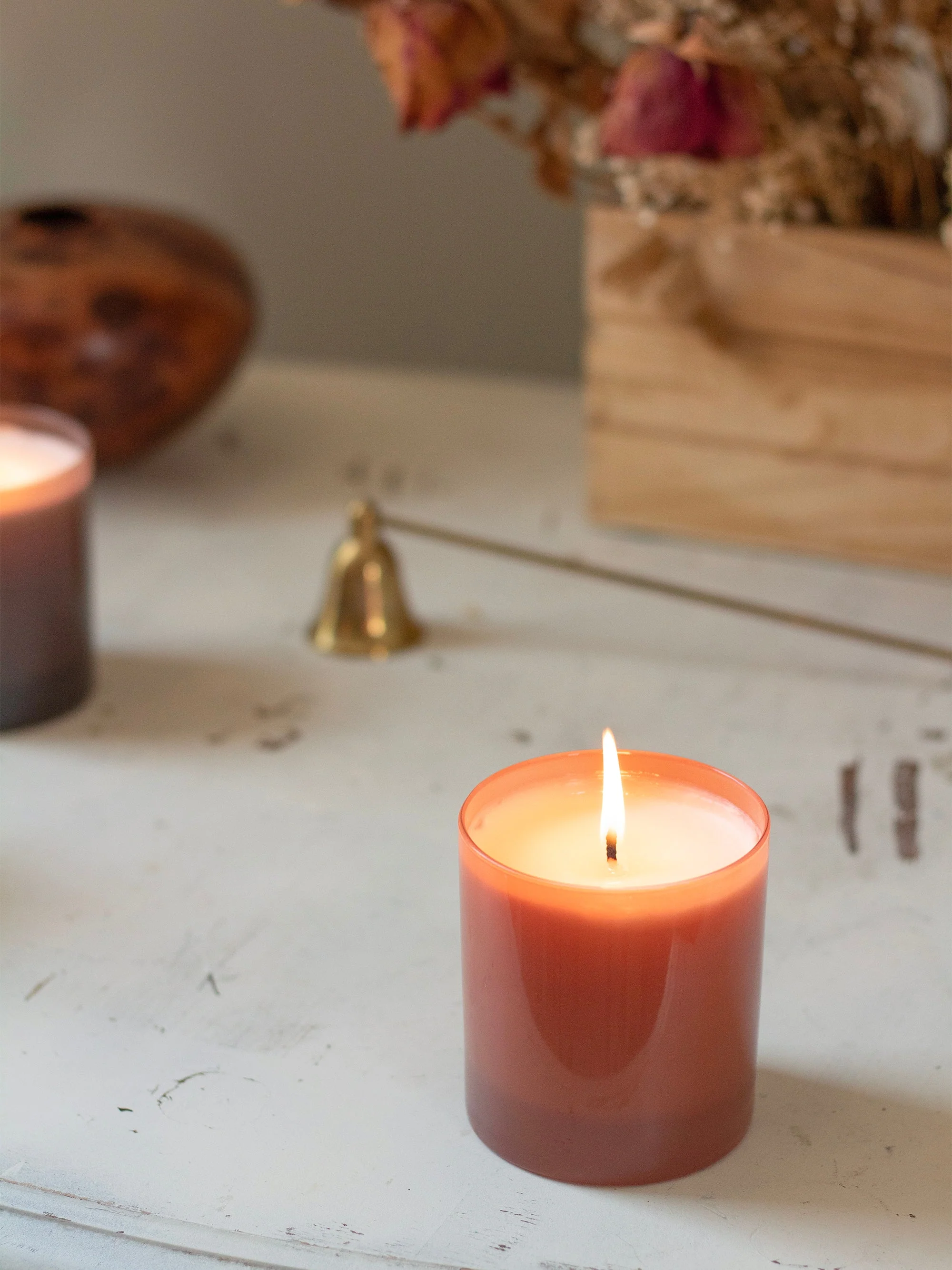 Soy Candle Fable Hue Collection - Pumpkin Sage 9 oz. - Image 7