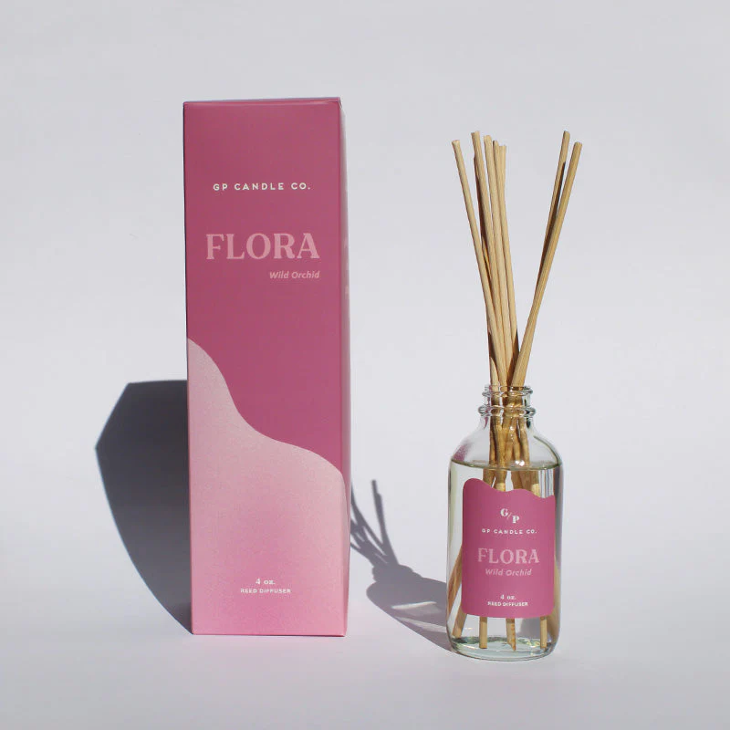Flora 4 oz. Hue Reed Diffuser - Wild Orchid - Image 4