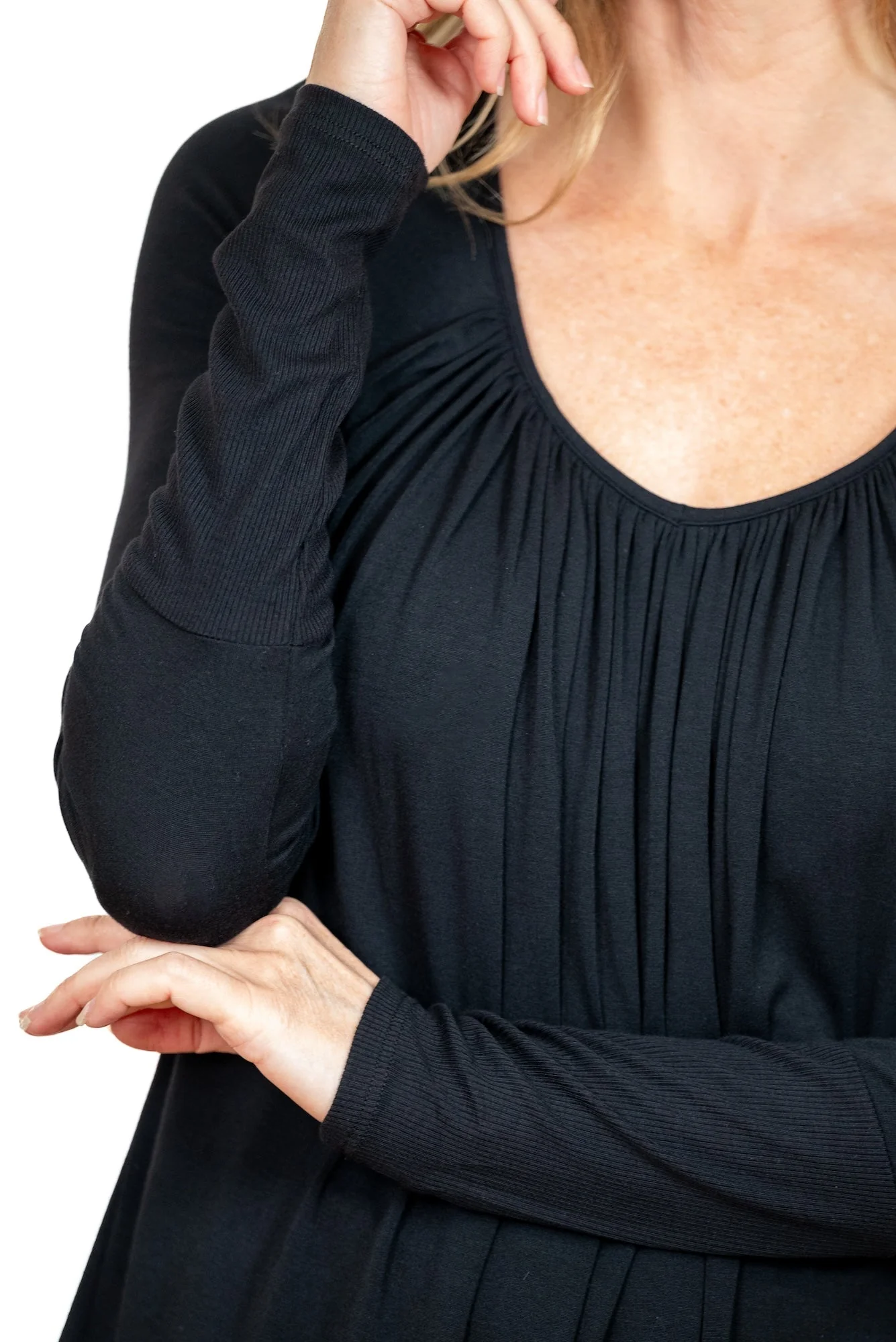 Full Moon Long Sleeve Top with Light Hug Bra-Free Shelf - Image 12