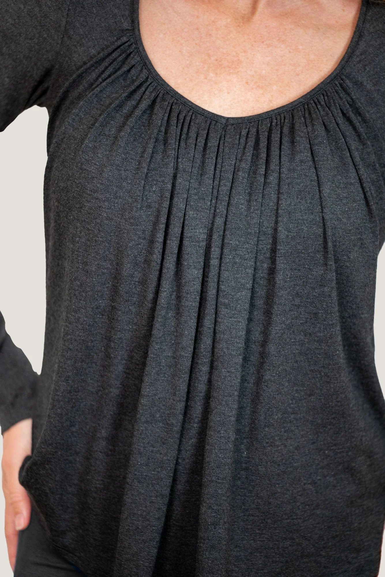 Full Moon Long Sleeve Top with Light Hug Bra-Free Shelf - Image 15