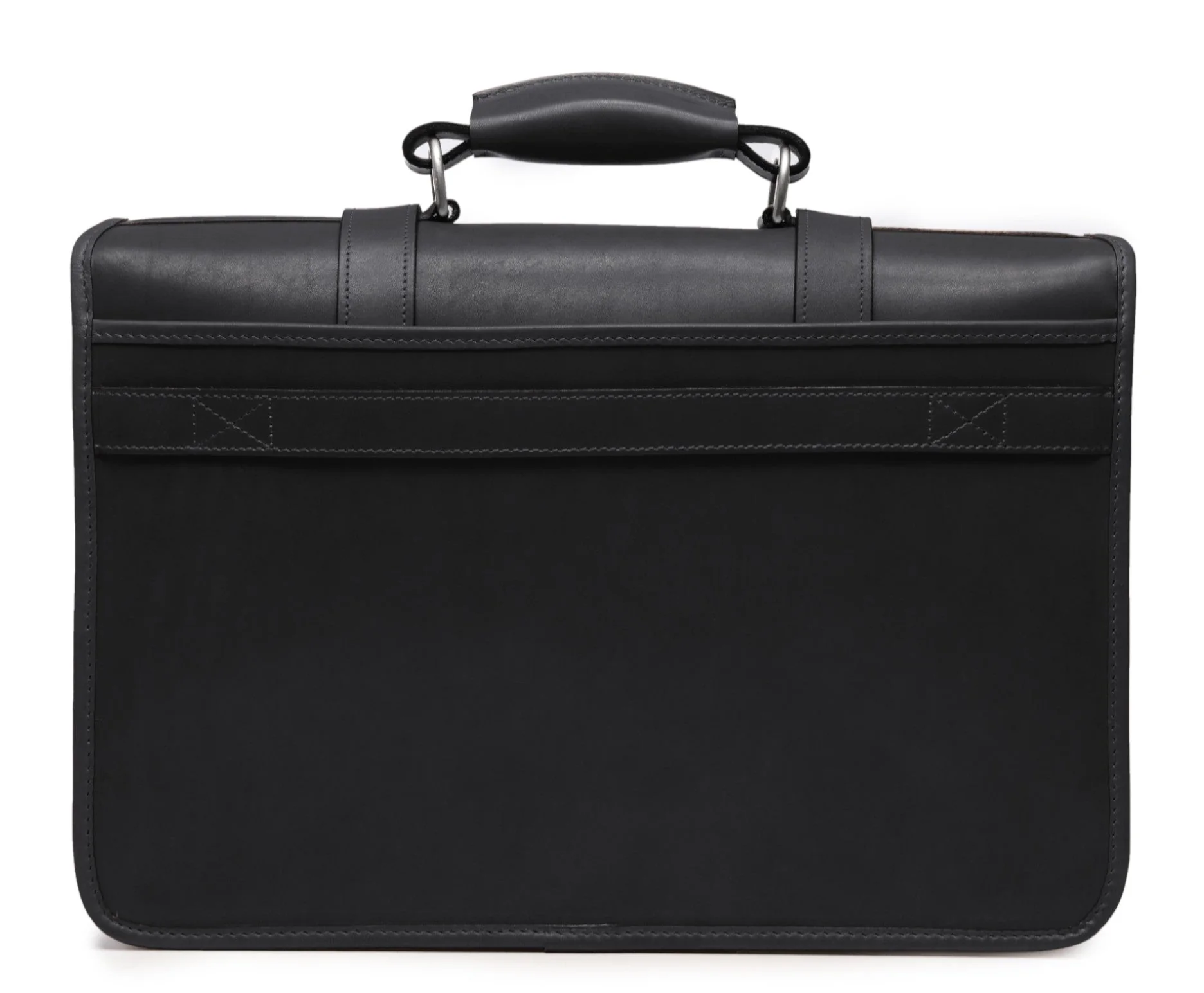 Classic Leather Garfield 15" Laptop Briefcase - Image 16
