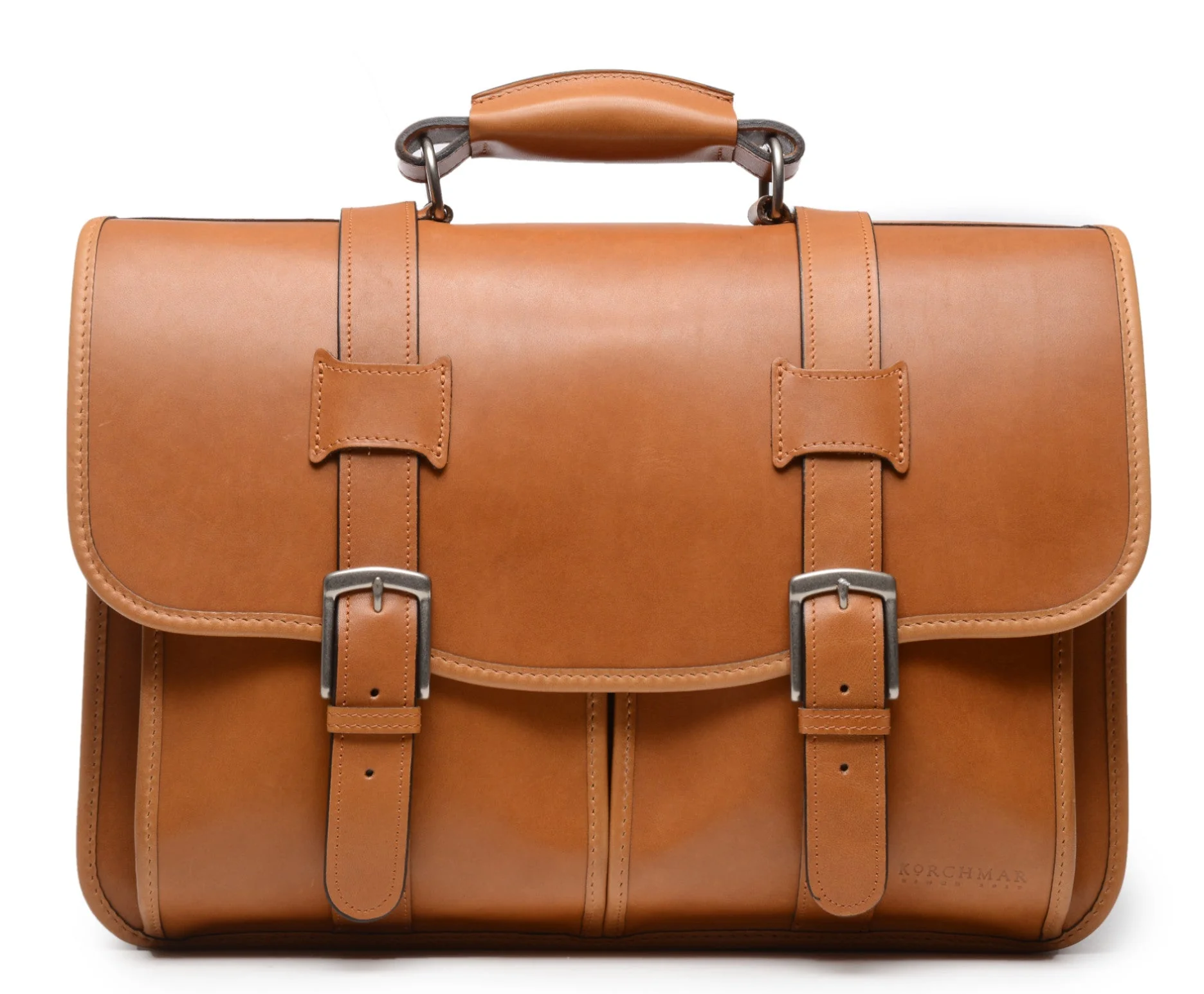 Classic Leather Garfield 15" Laptop Briefcase - Image 23