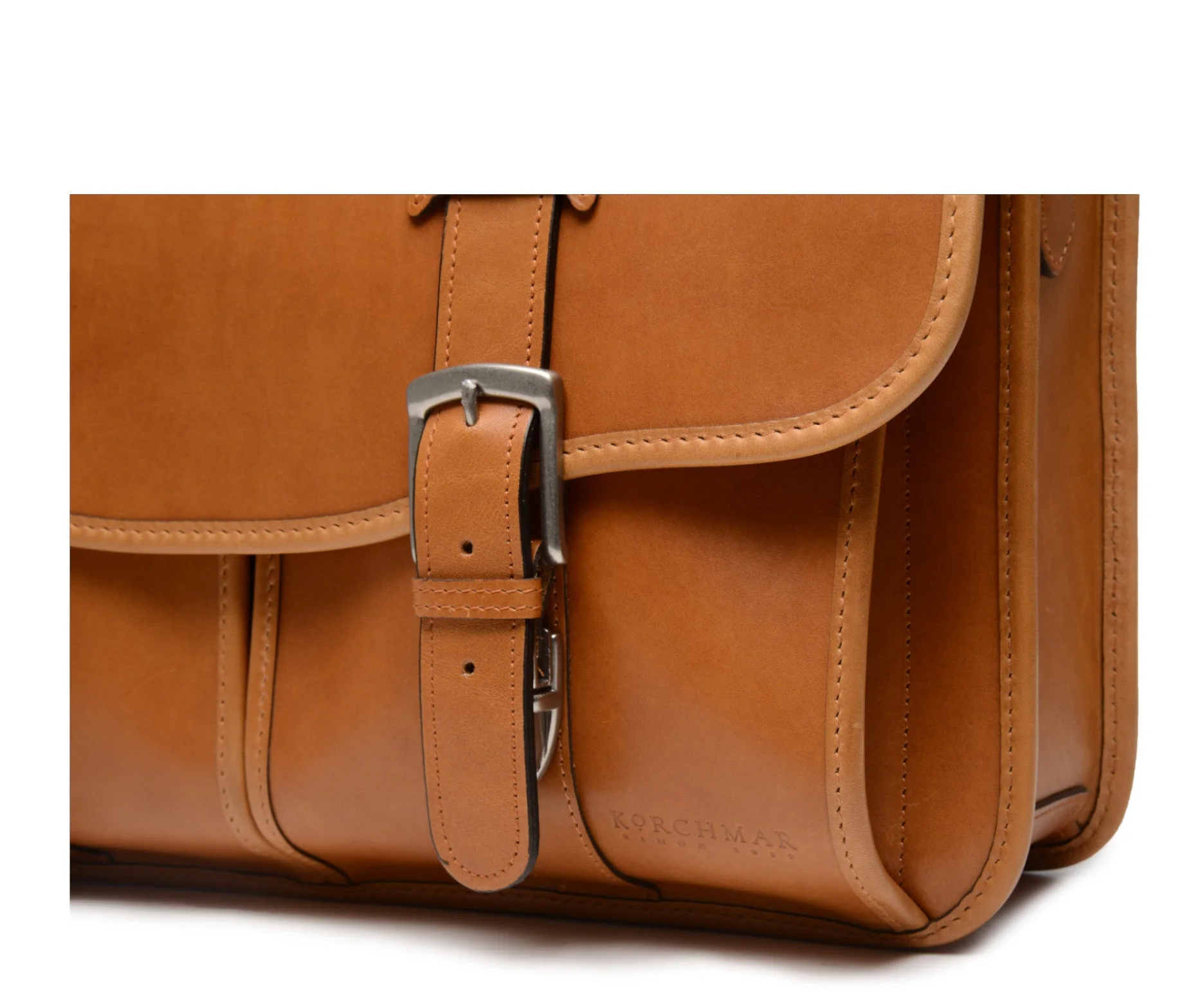 Classic Leather Garfield 15" Laptop Briefcase - Image 26