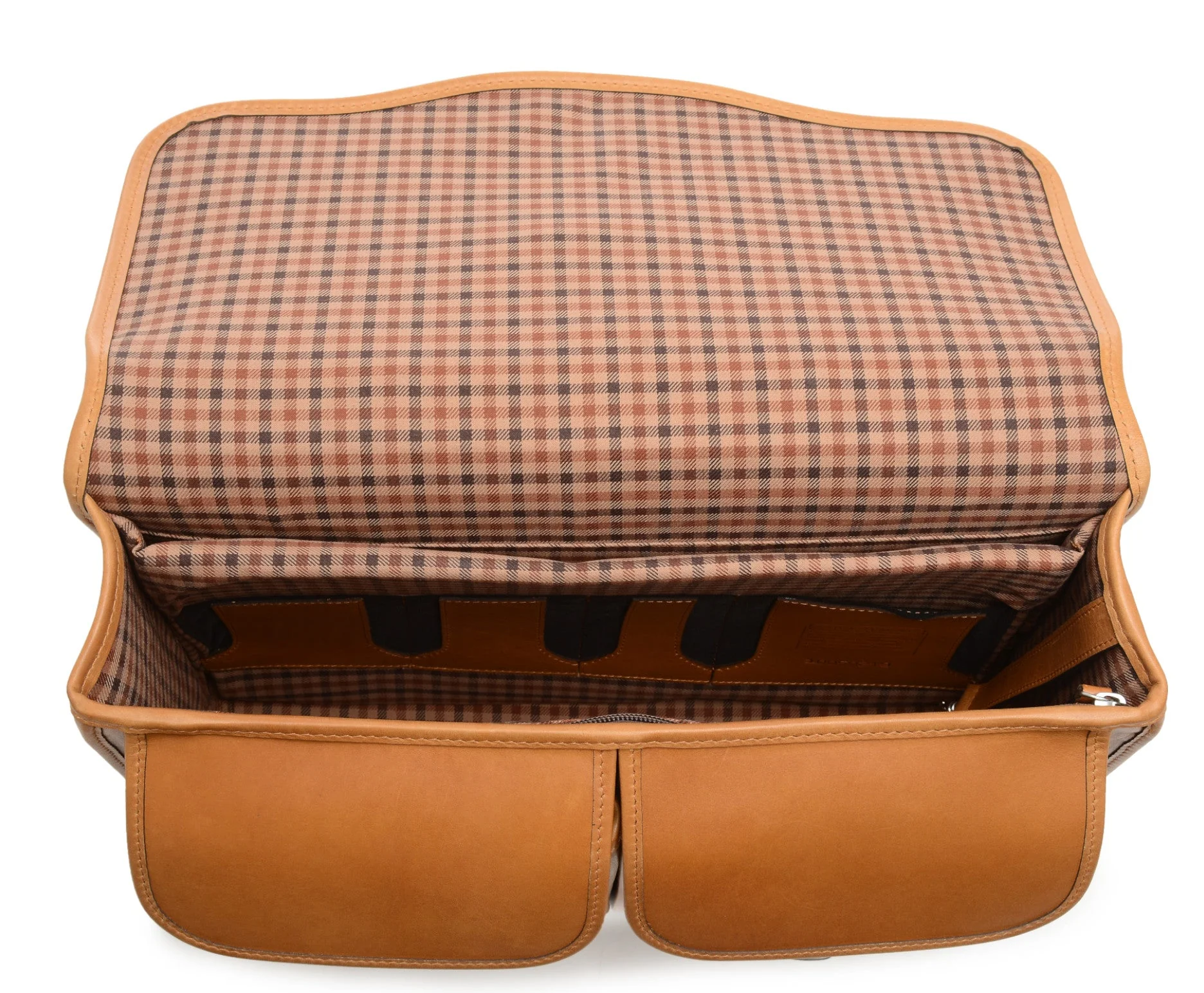 Classic Leather Garfield 15" Laptop Briefcase - Image 27
