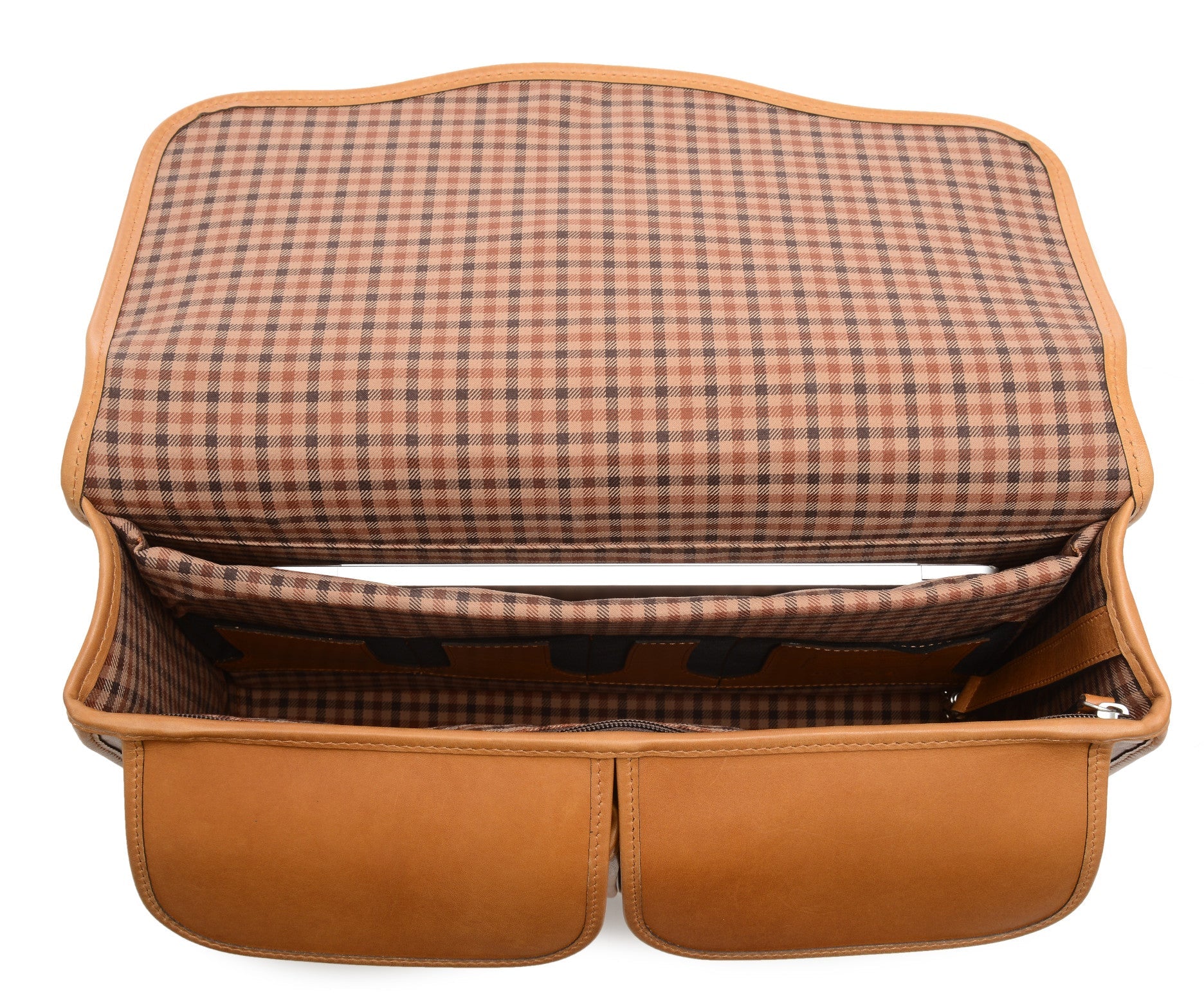 Classic Leather Garfield 15" Laptop Briefcase - Image 28